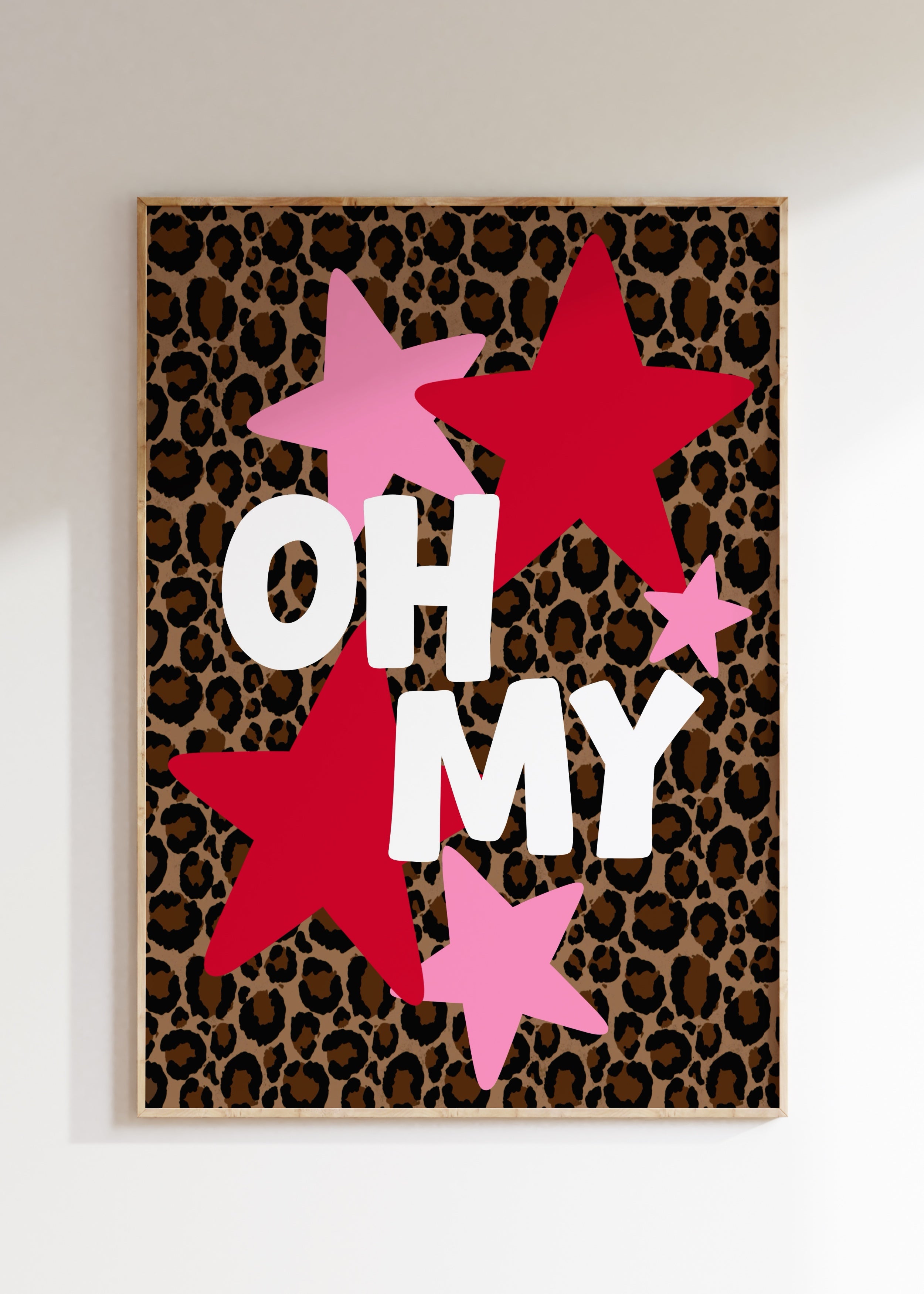 Leopard Oh My Art Print