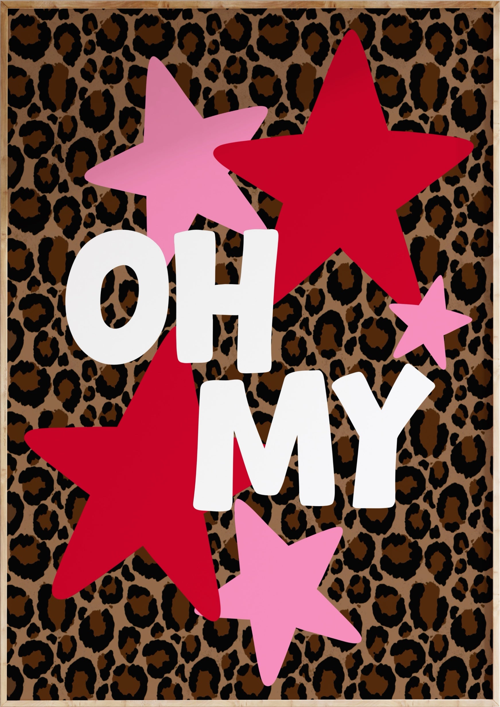 Leopard Oh My Art Print