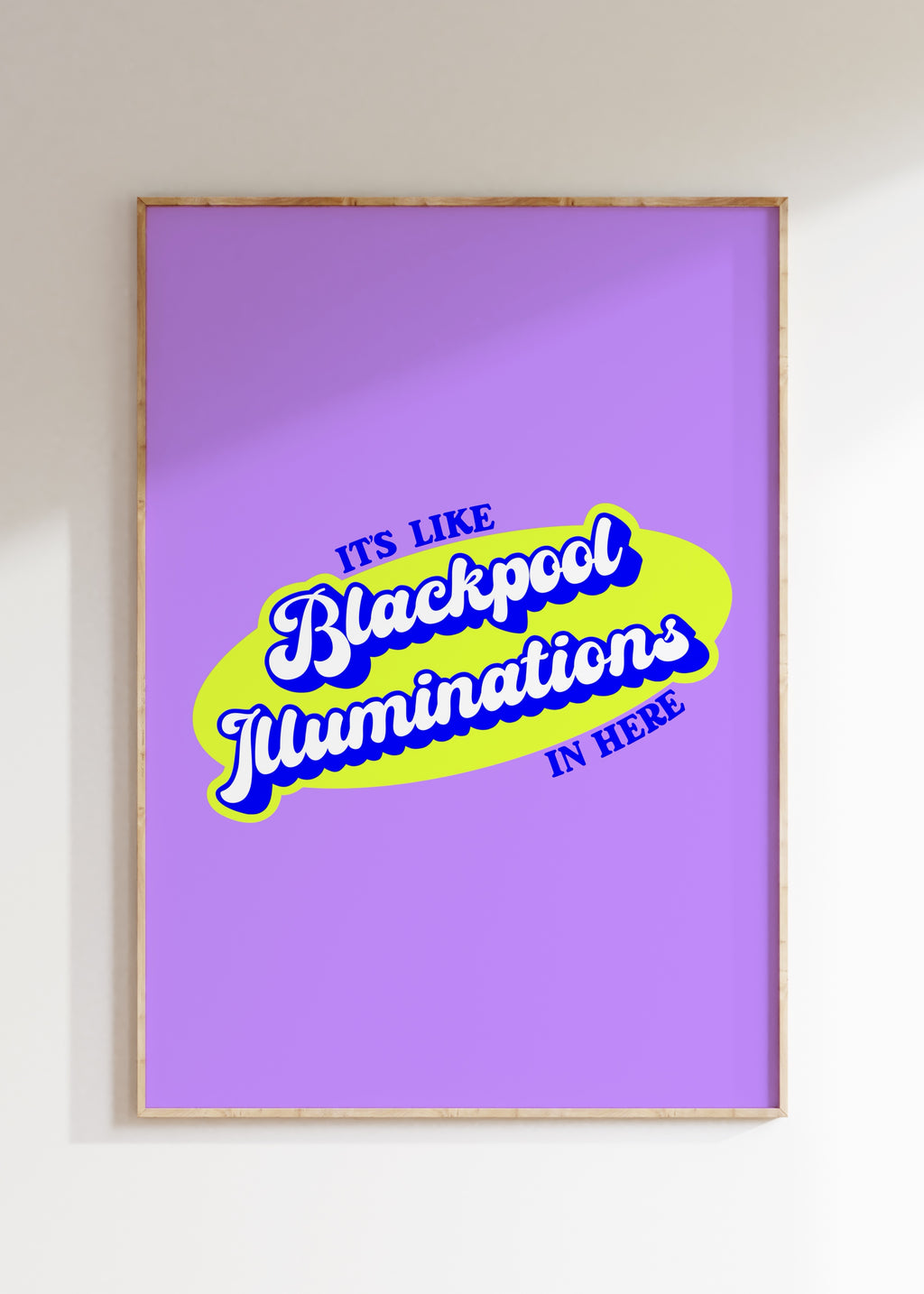 Blackpool Illuminations Art Print
