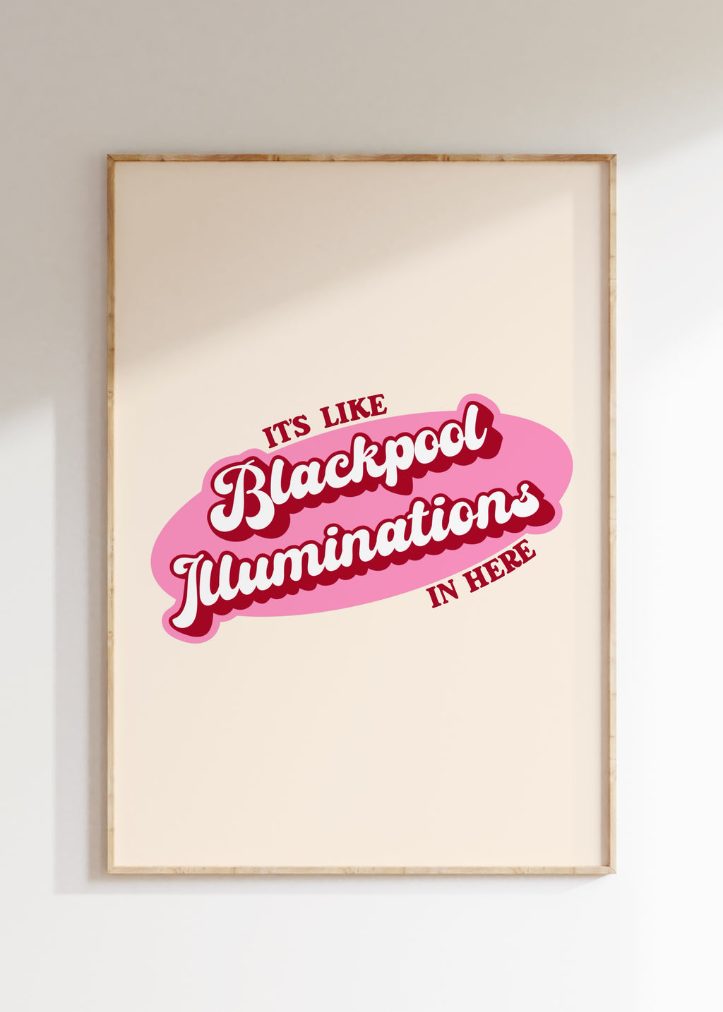 Blackpool Illuminations Art Print