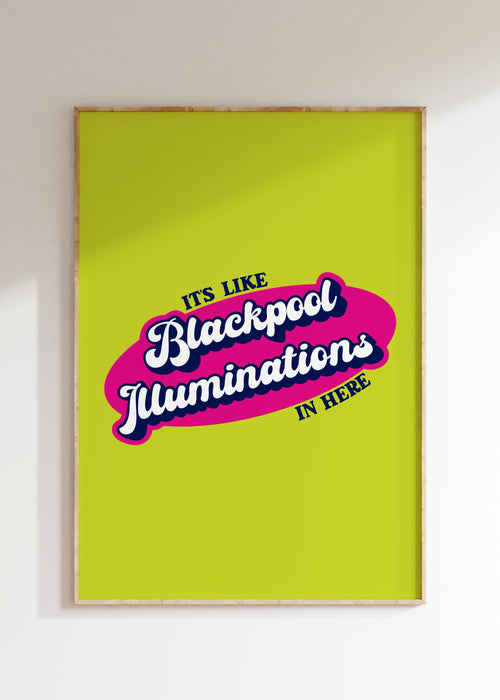 Blackpool Illuminations Art Print