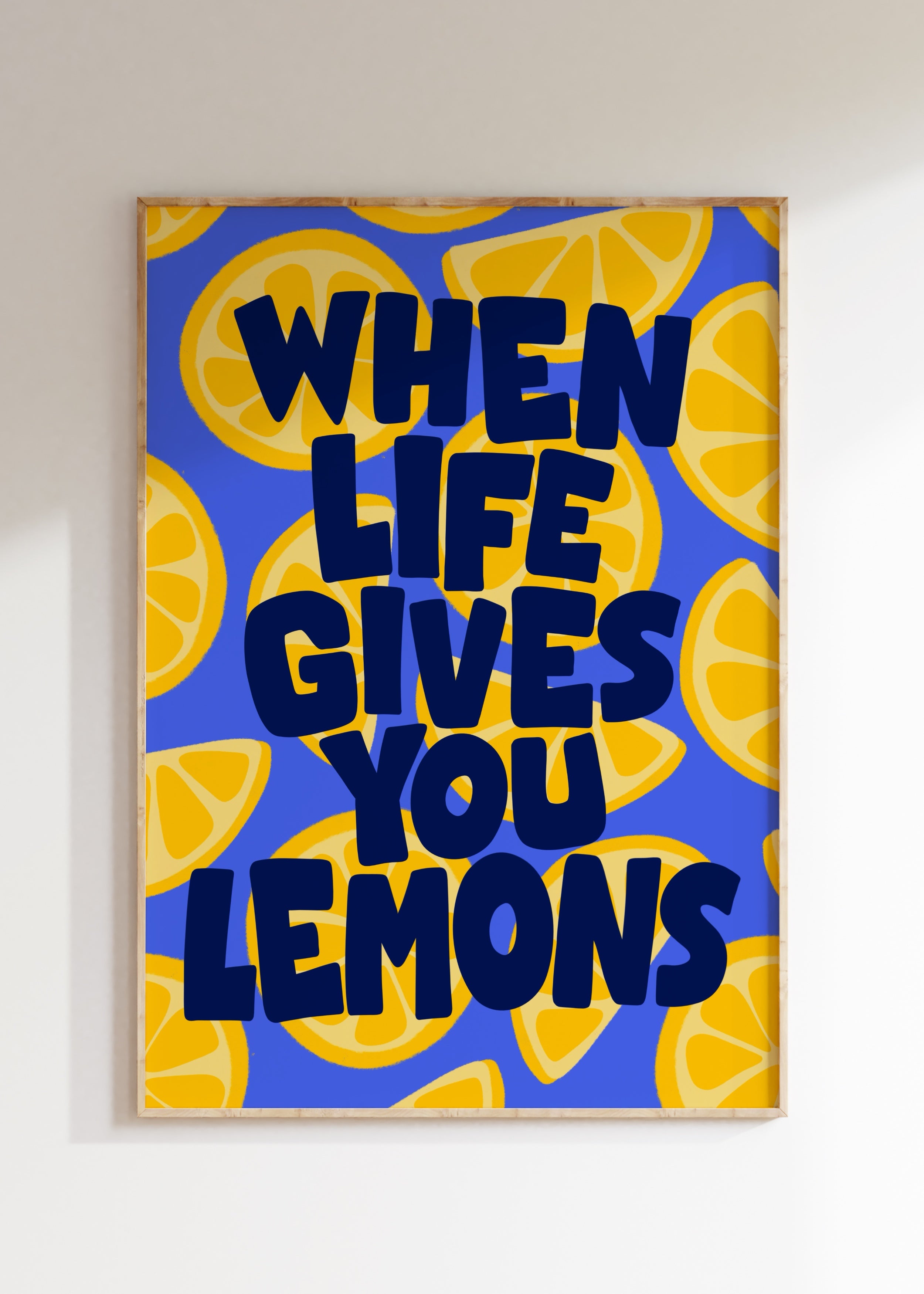 Lemons Art Print