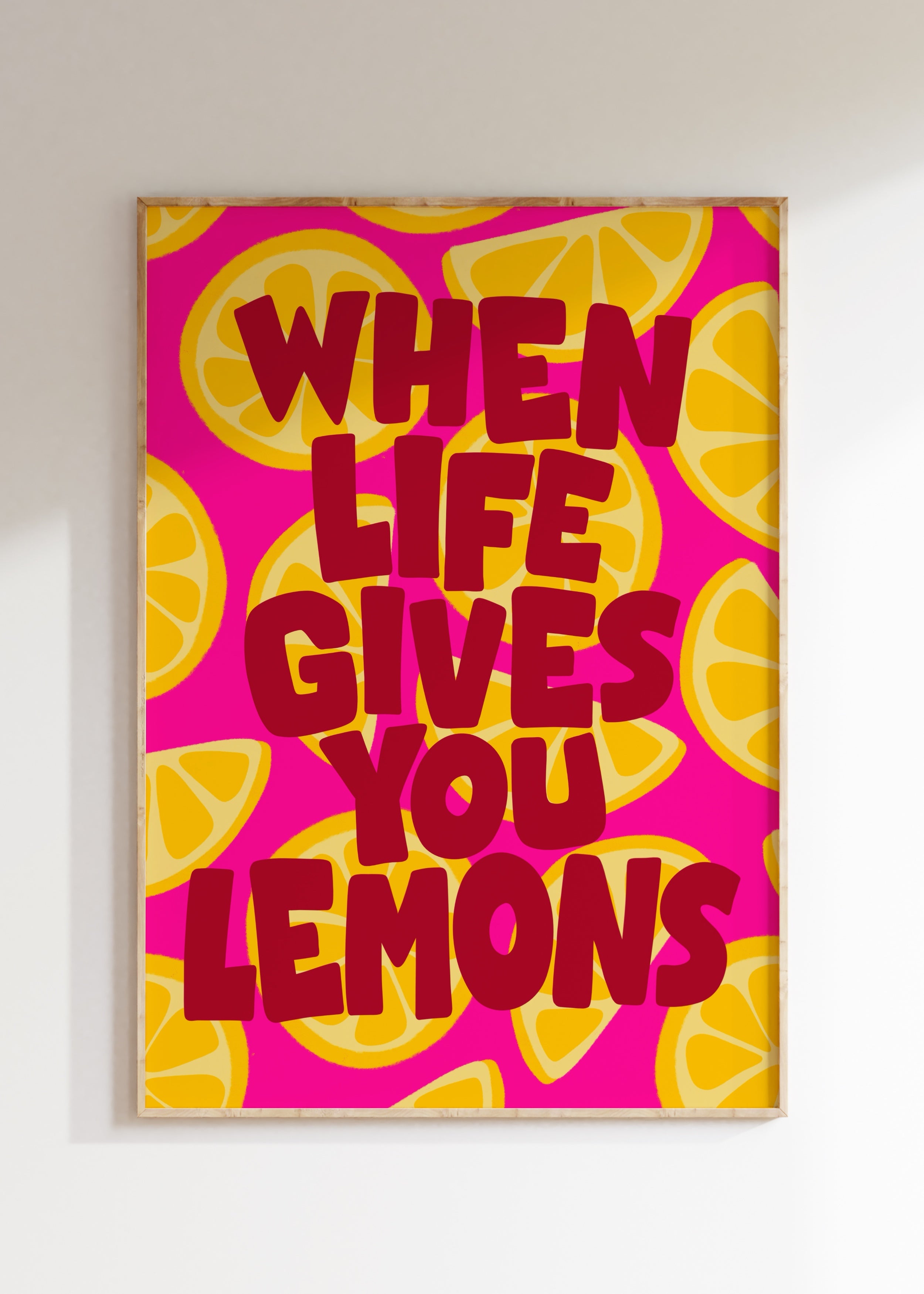 Lemons Art Print