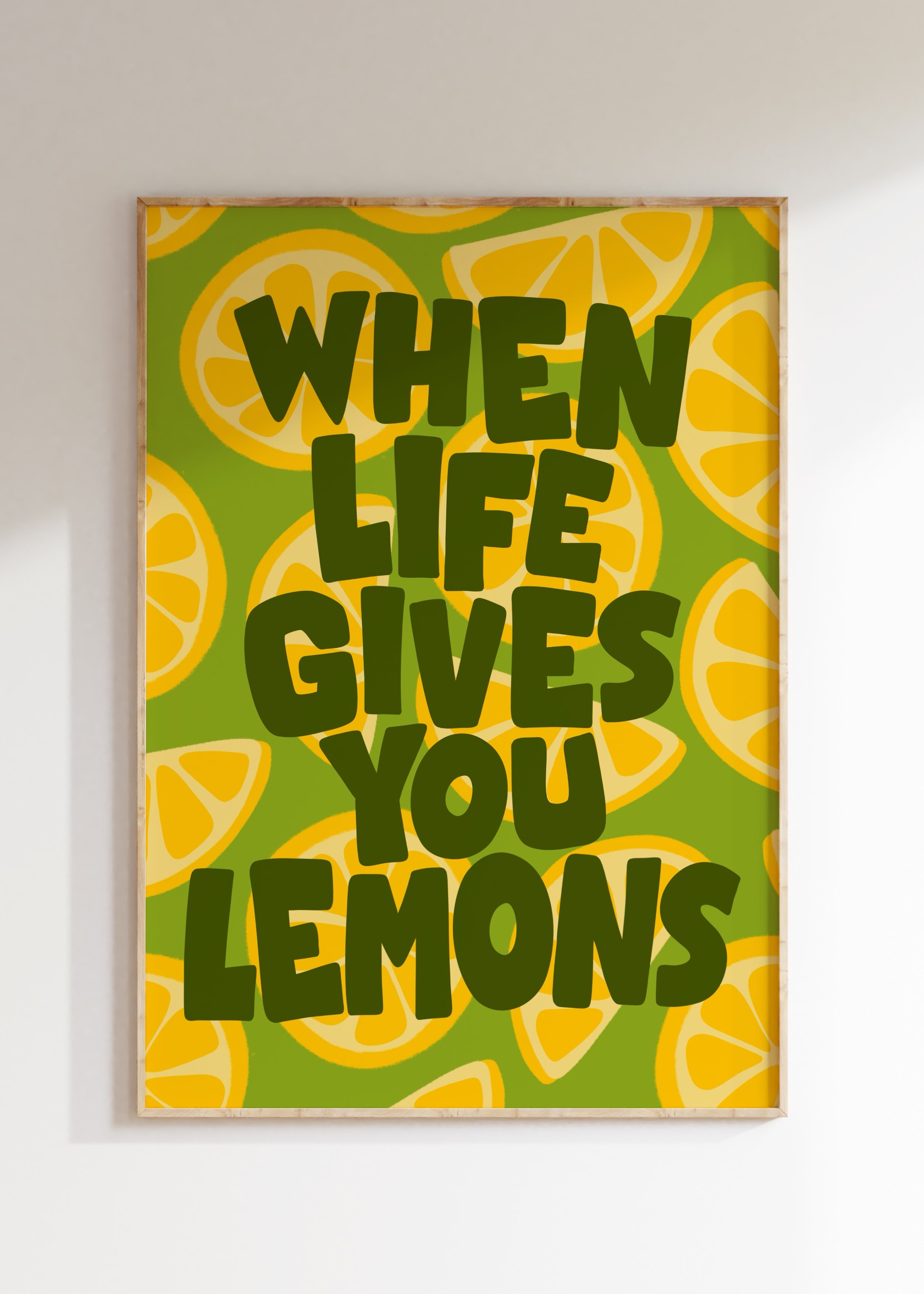 Lemons Art Print