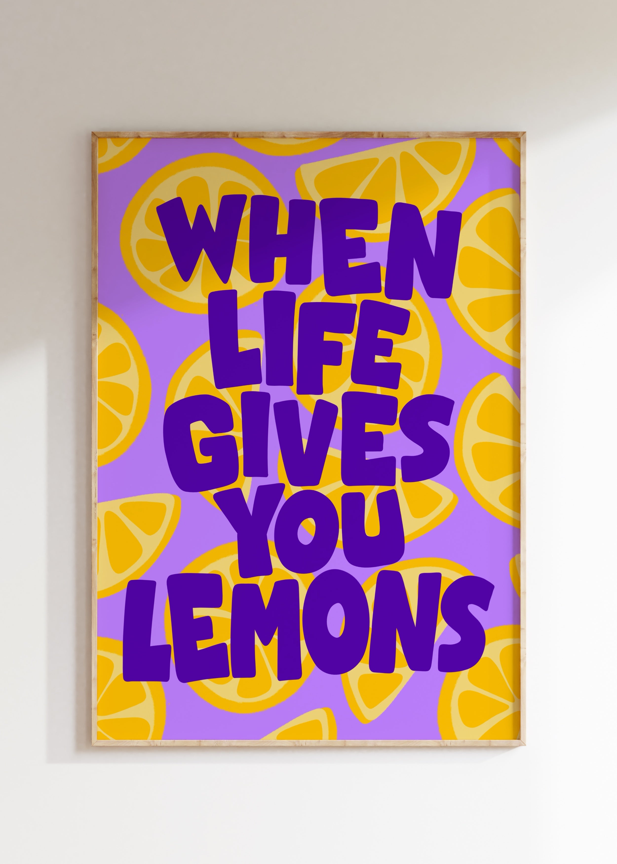 Lemons Art Print