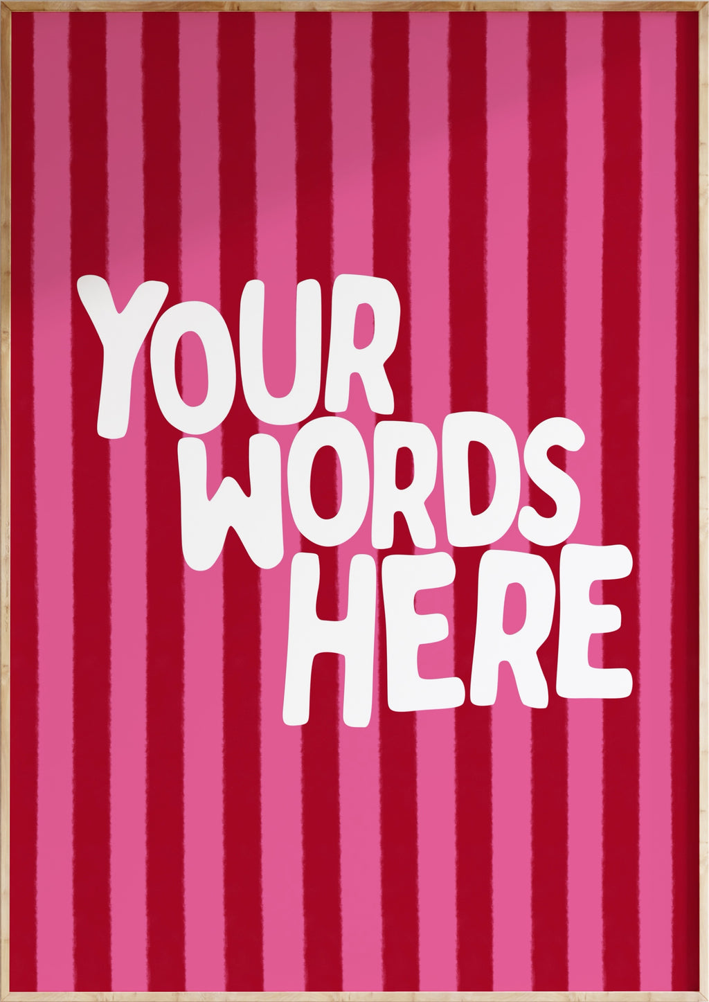 Striped Custom Art Print