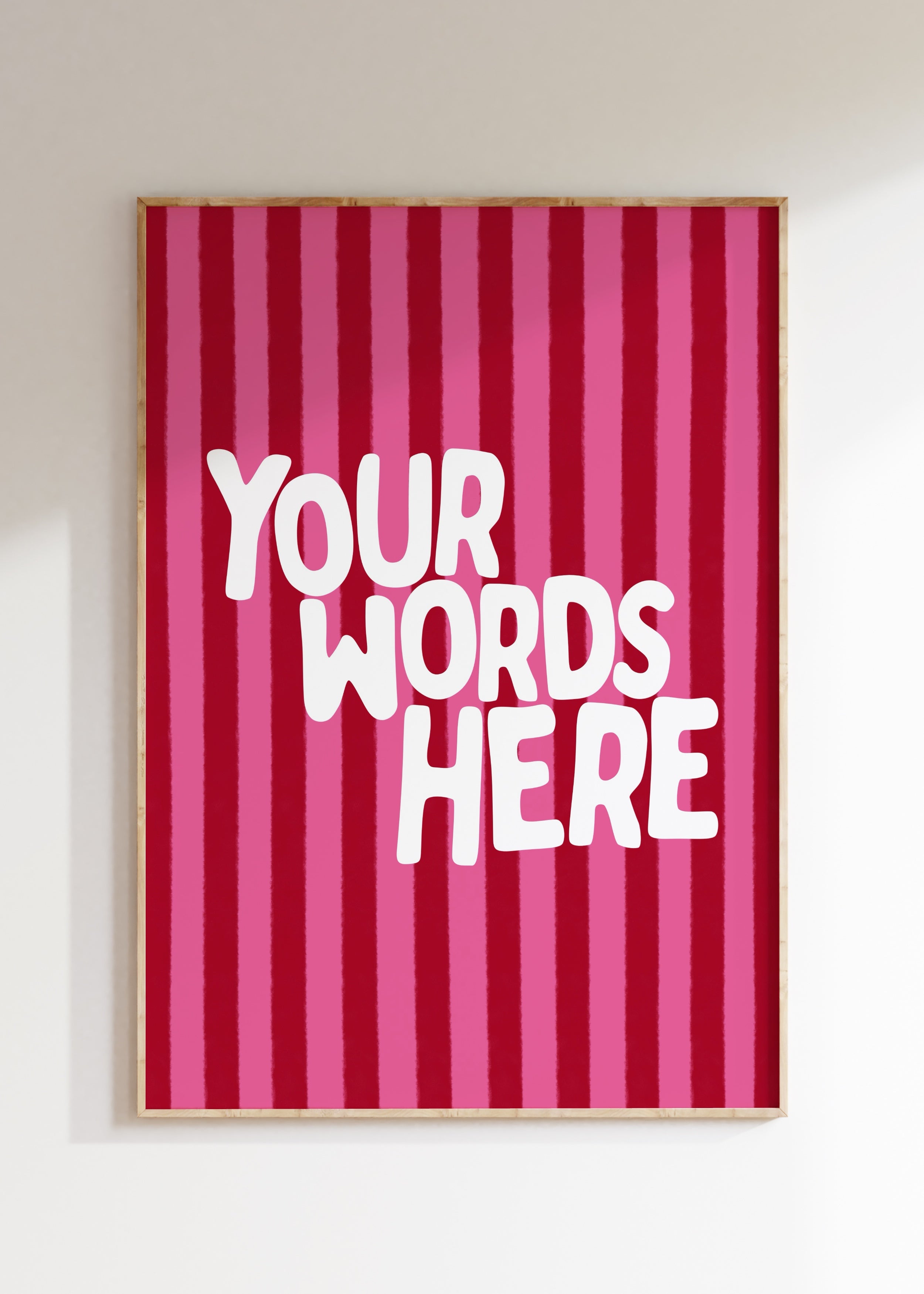 Striped Custom Art Print
