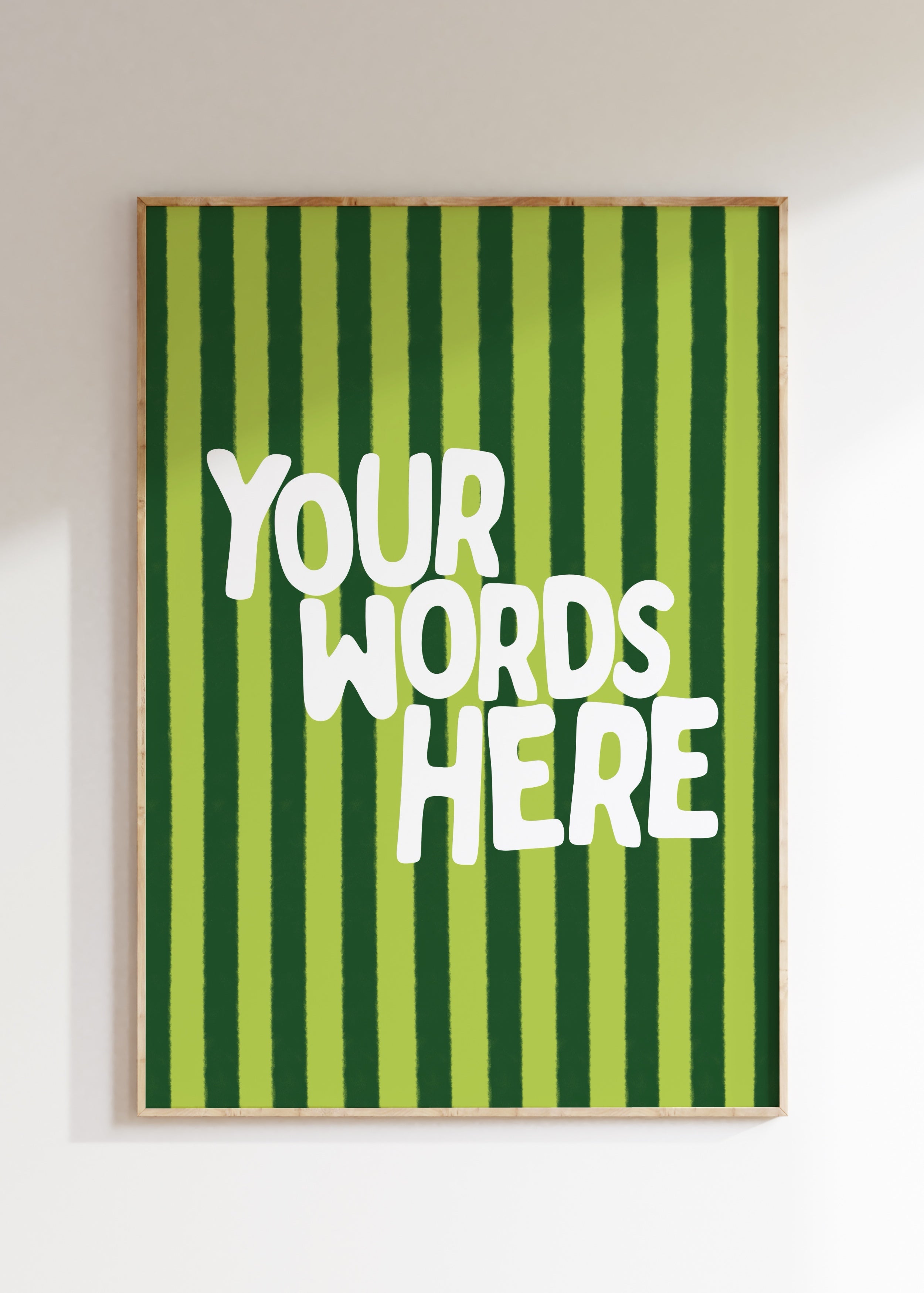 Striped Custom Art Print