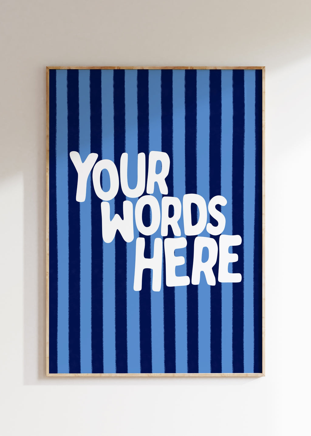 Striped Custom Art Print
