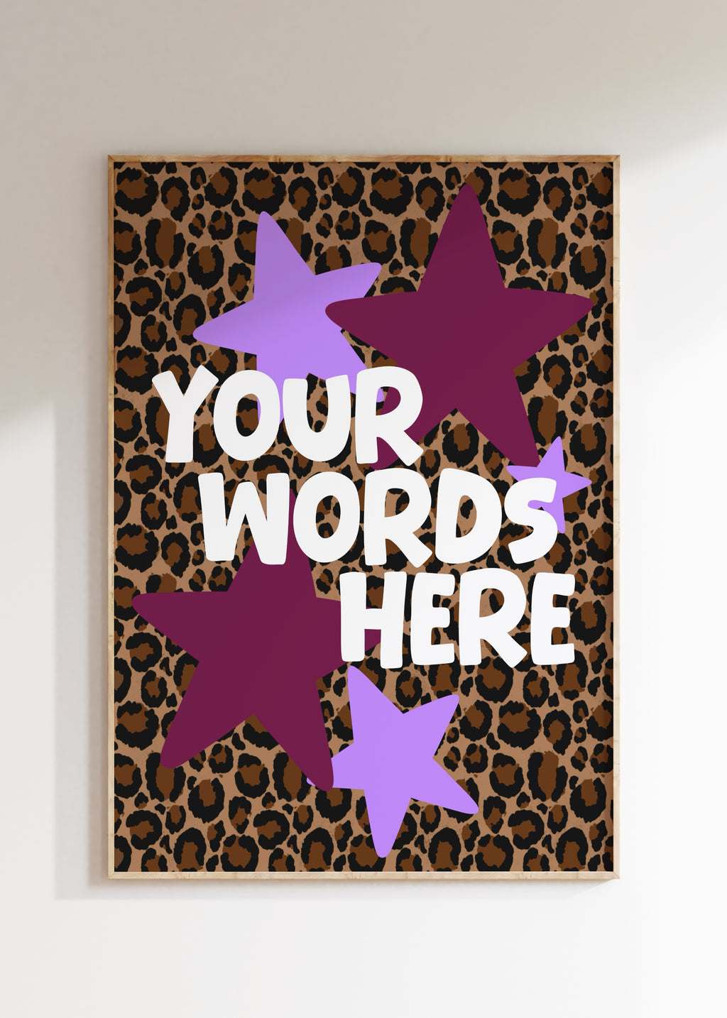 Leopard Custom Art Print