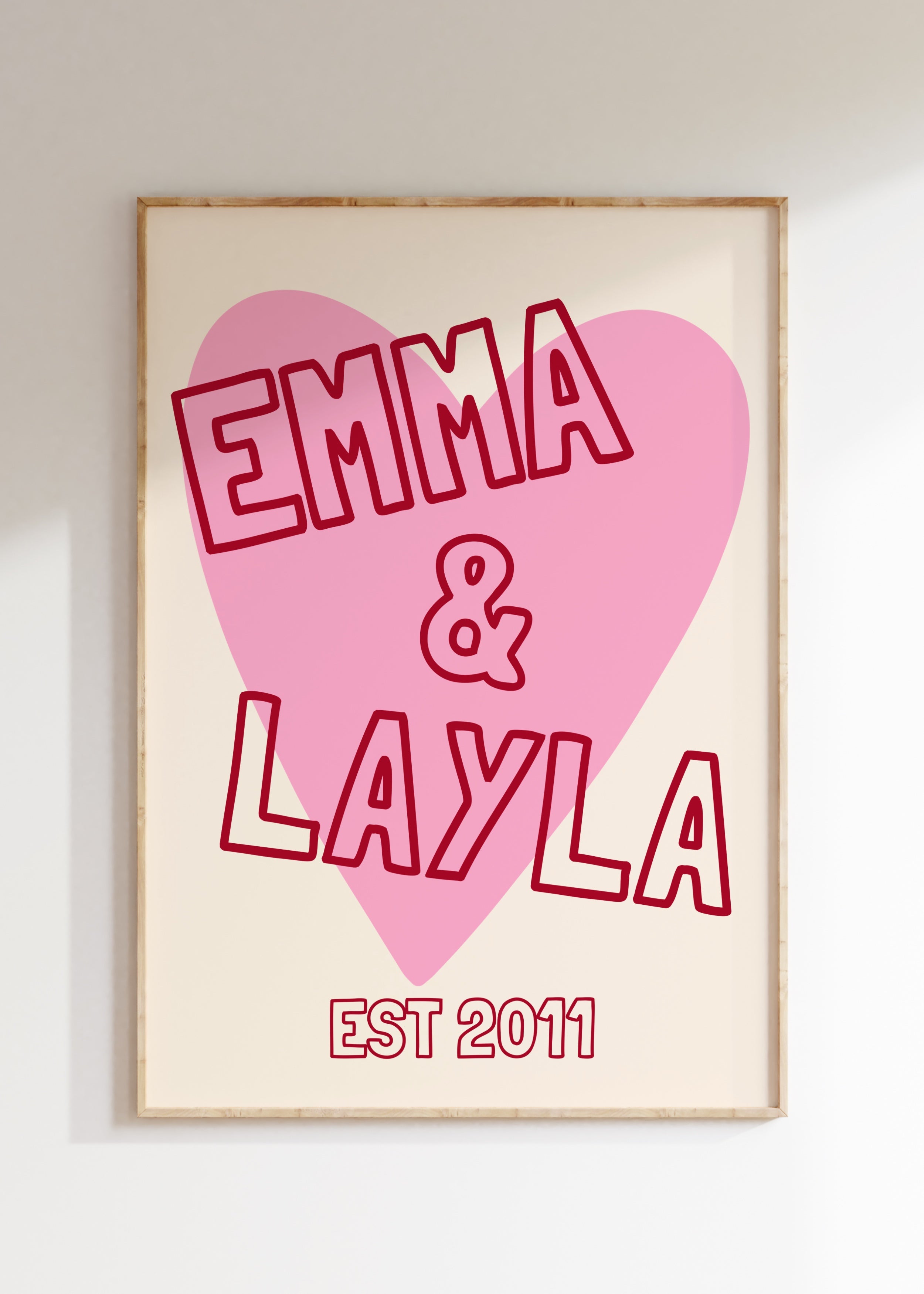 Custom Couple Art Print