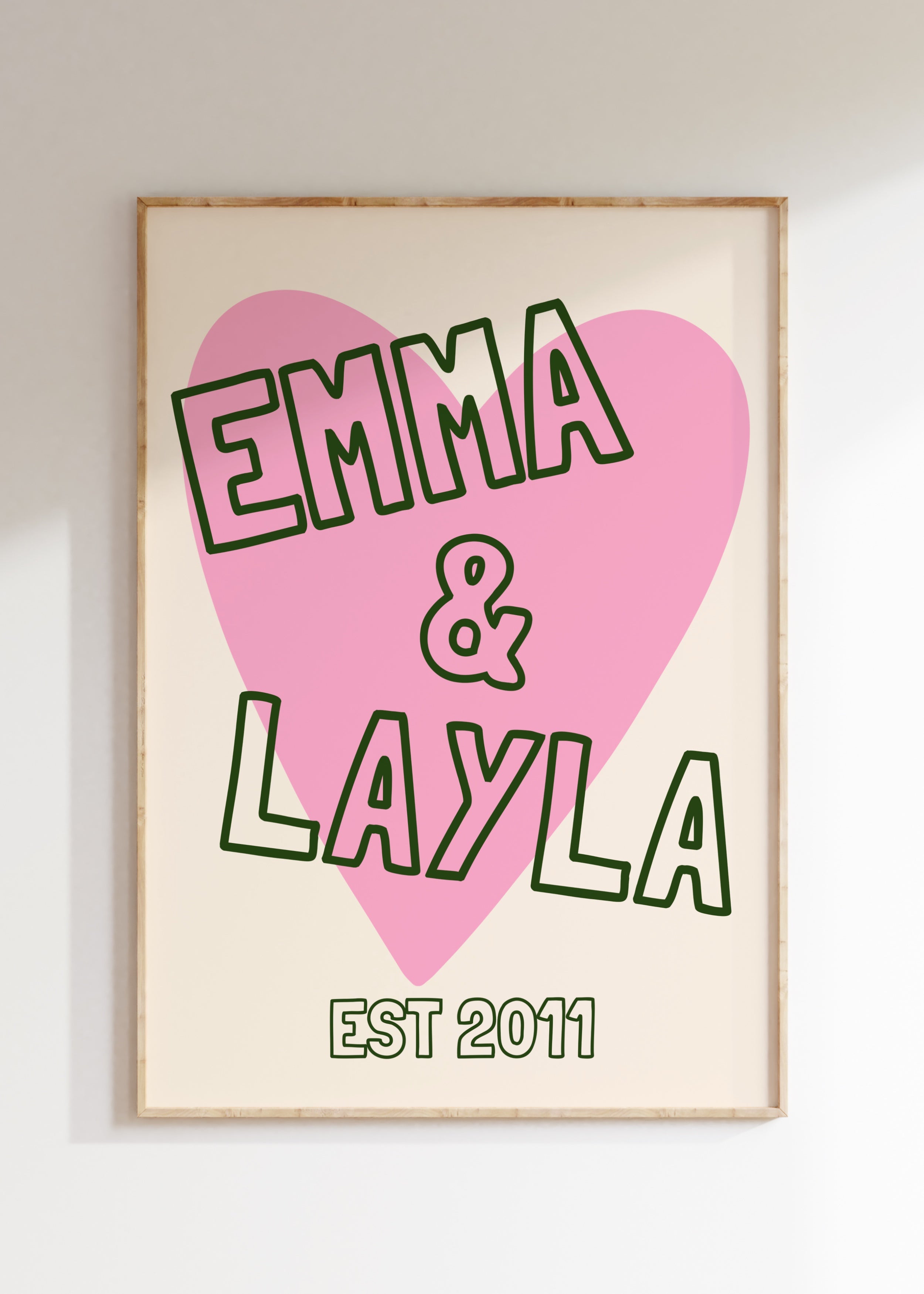 Custom Couple Art Print