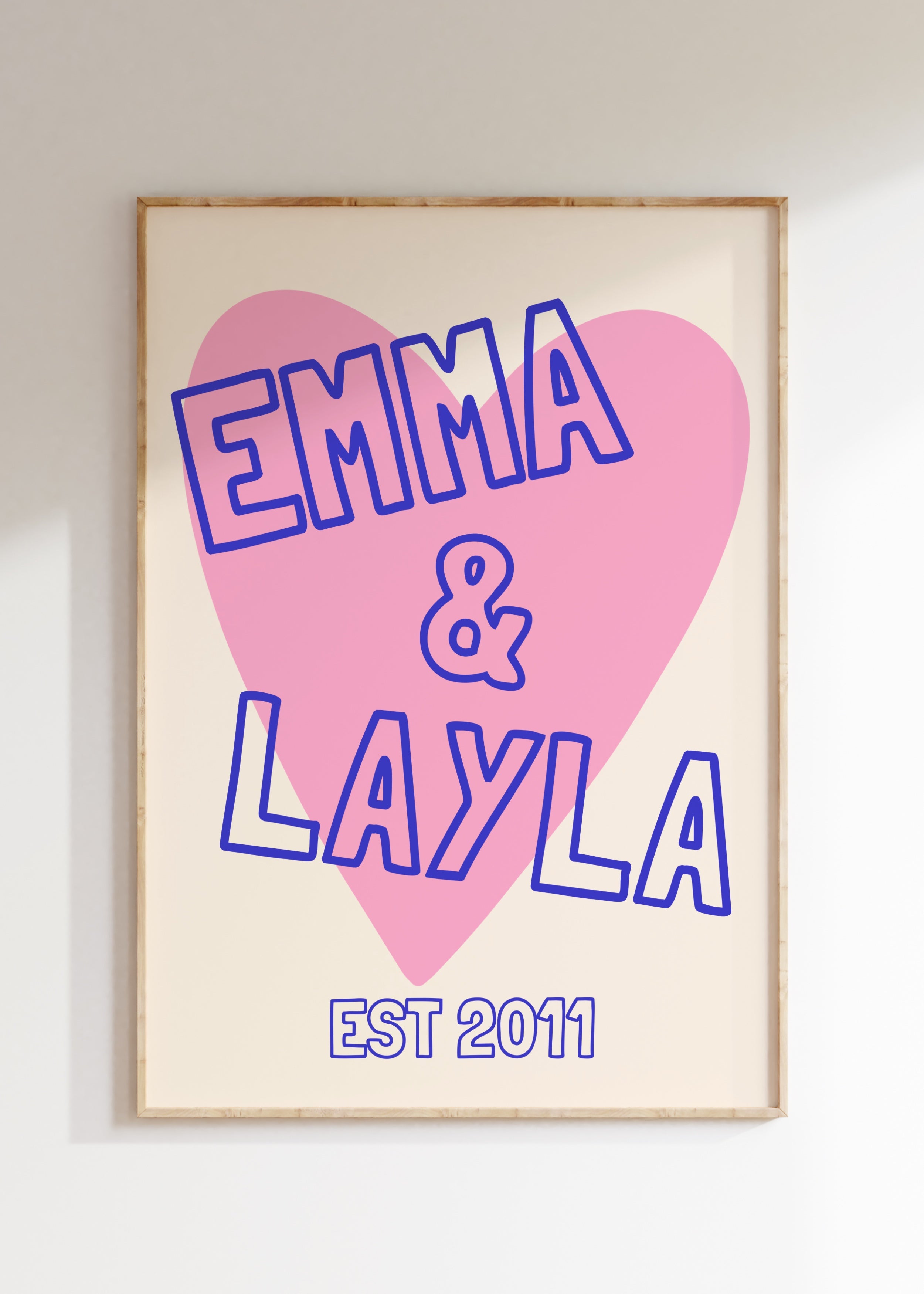 Custom Couple Art Print