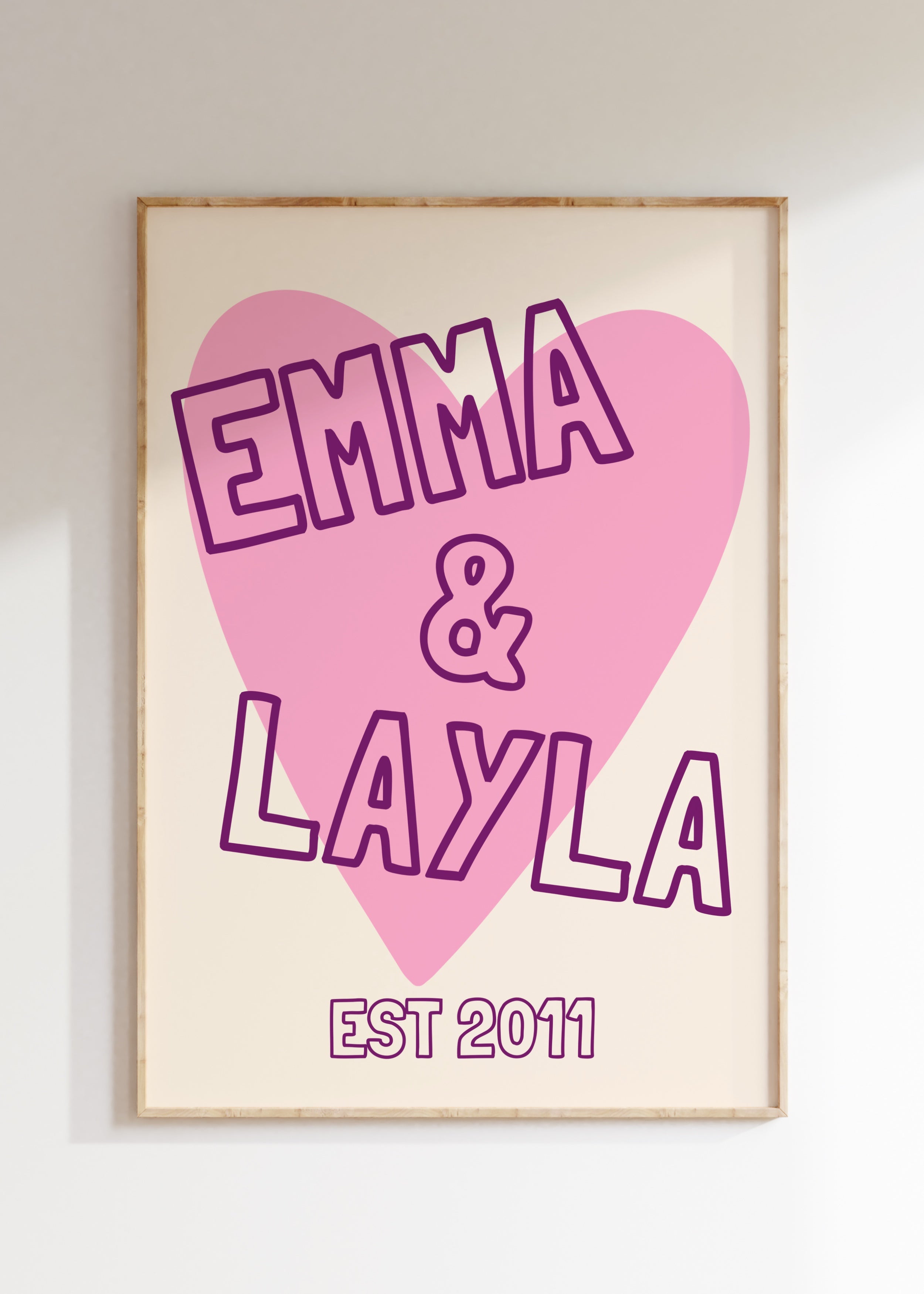 Custom Couple Art Print