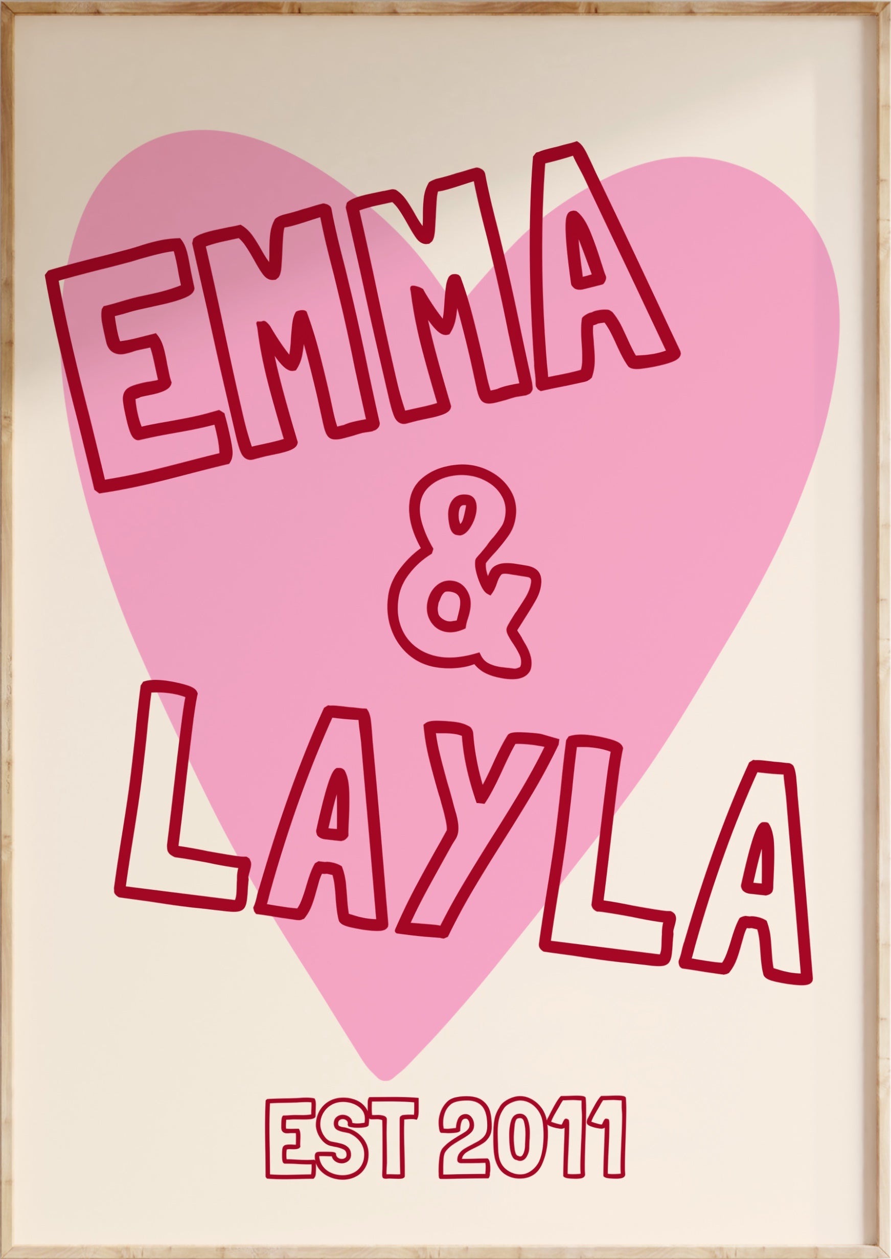 Custom Couple Art Print