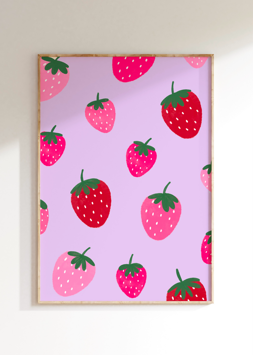 Cute Strawberry Art Print