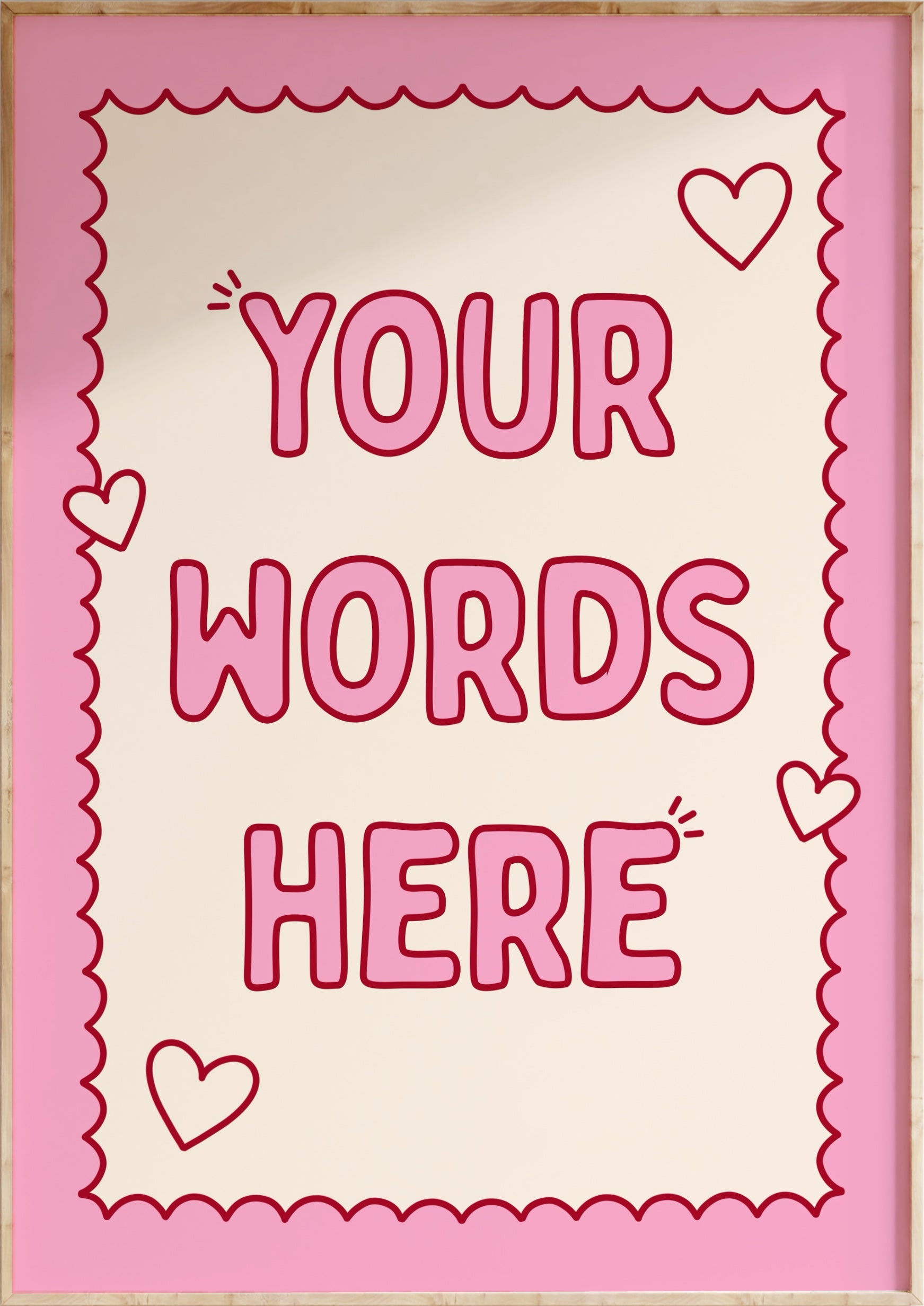 Custom Heart Art Print