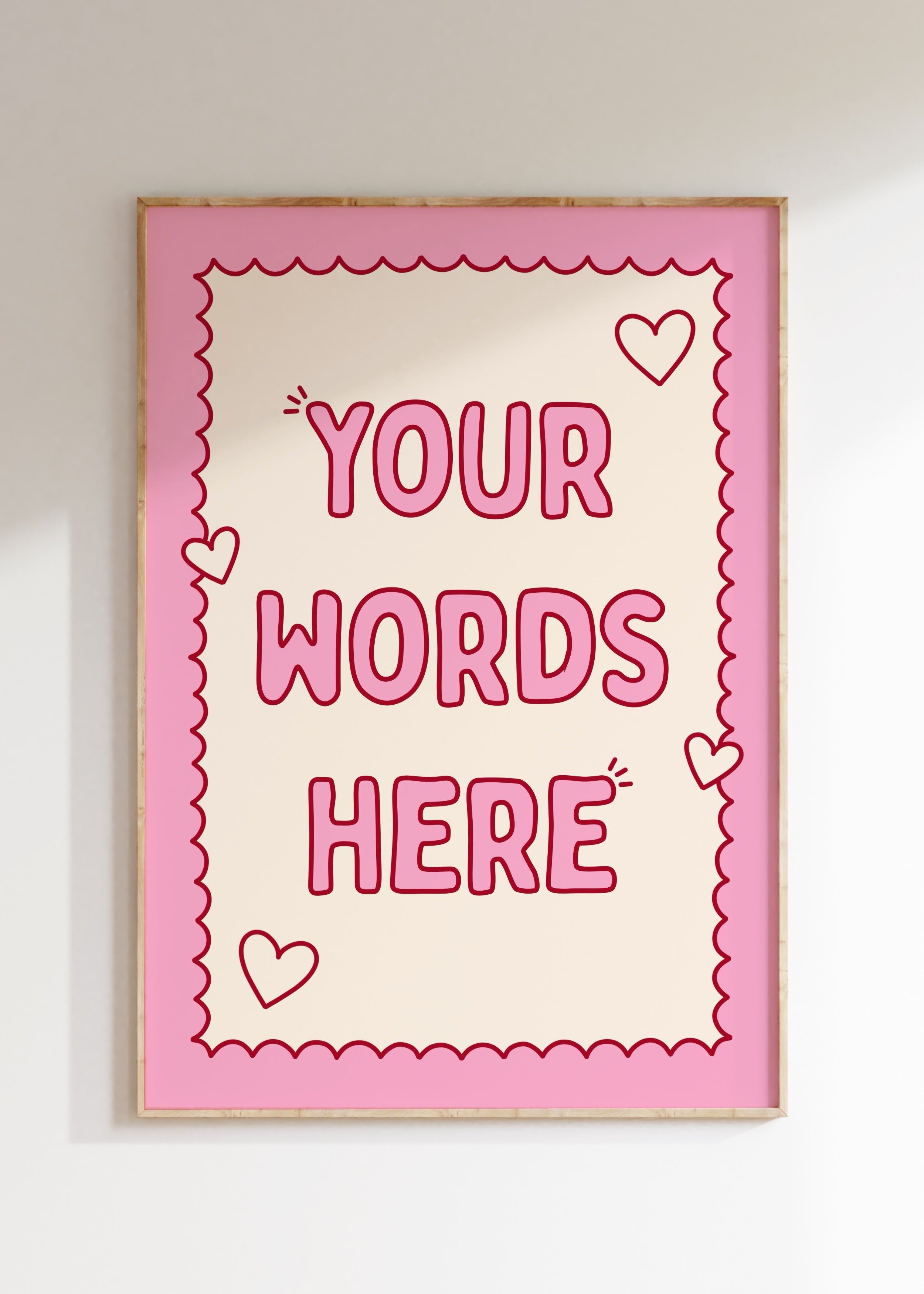 Custom Heart Art Print