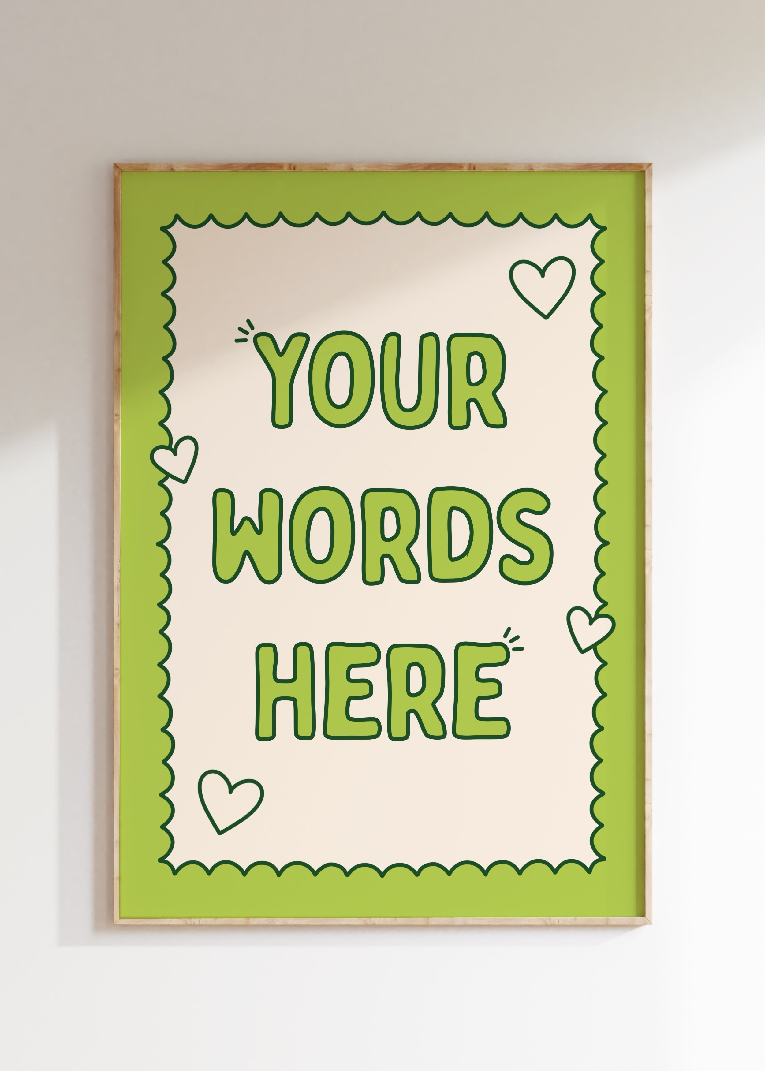 Custom Heart Art Print