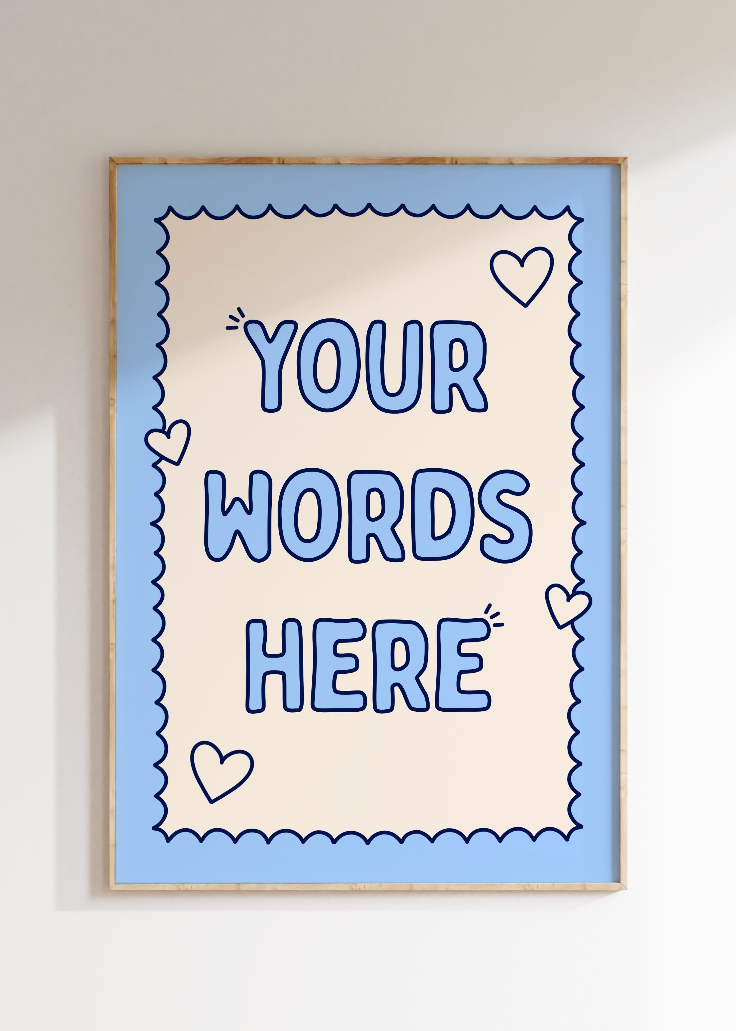 Custom Heart Art Print