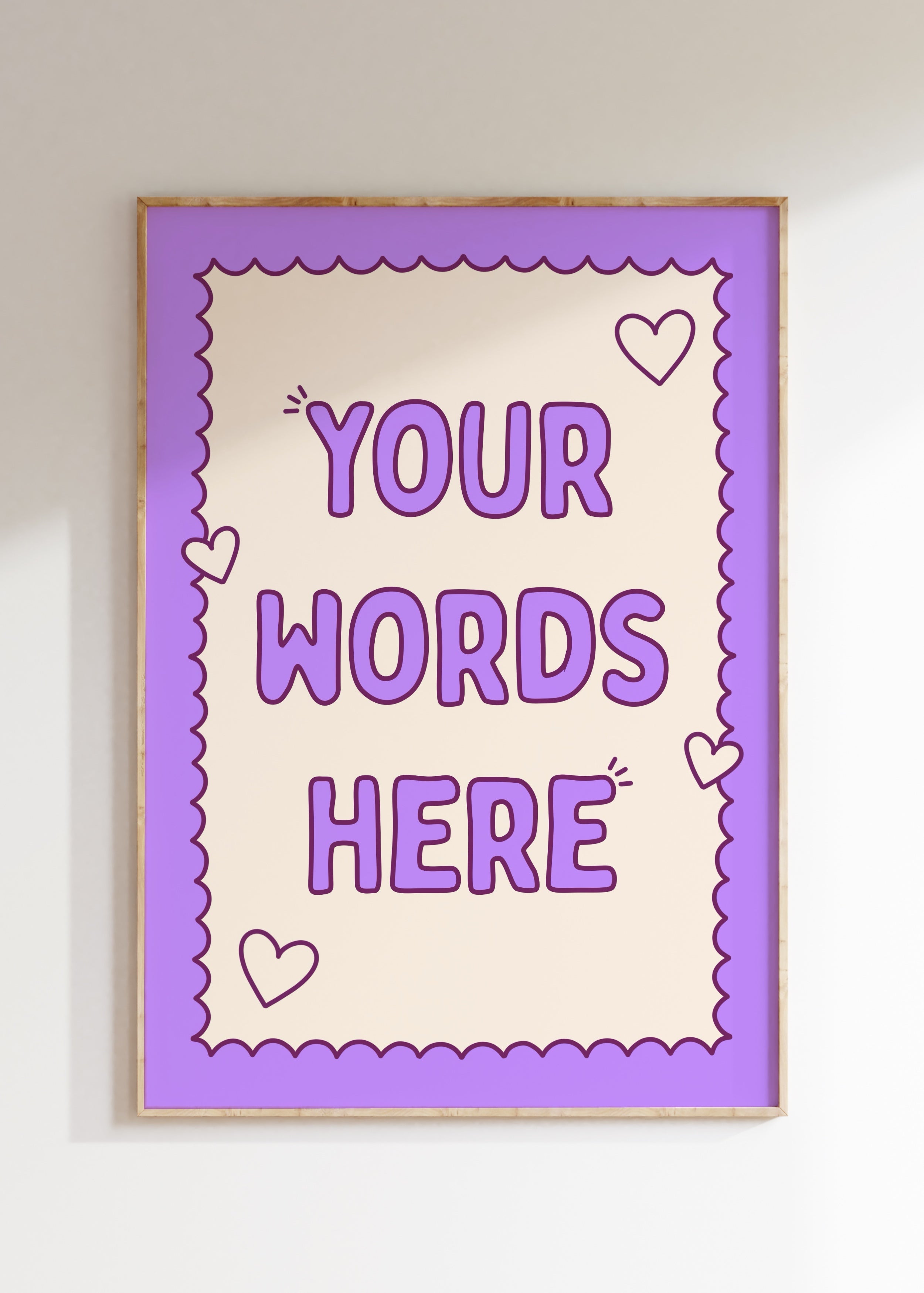 Custom Heart Art Print