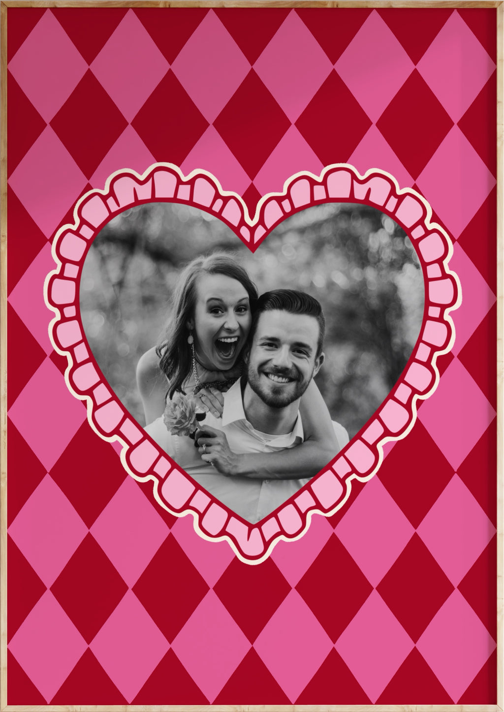 Custom Valentines Photo Print