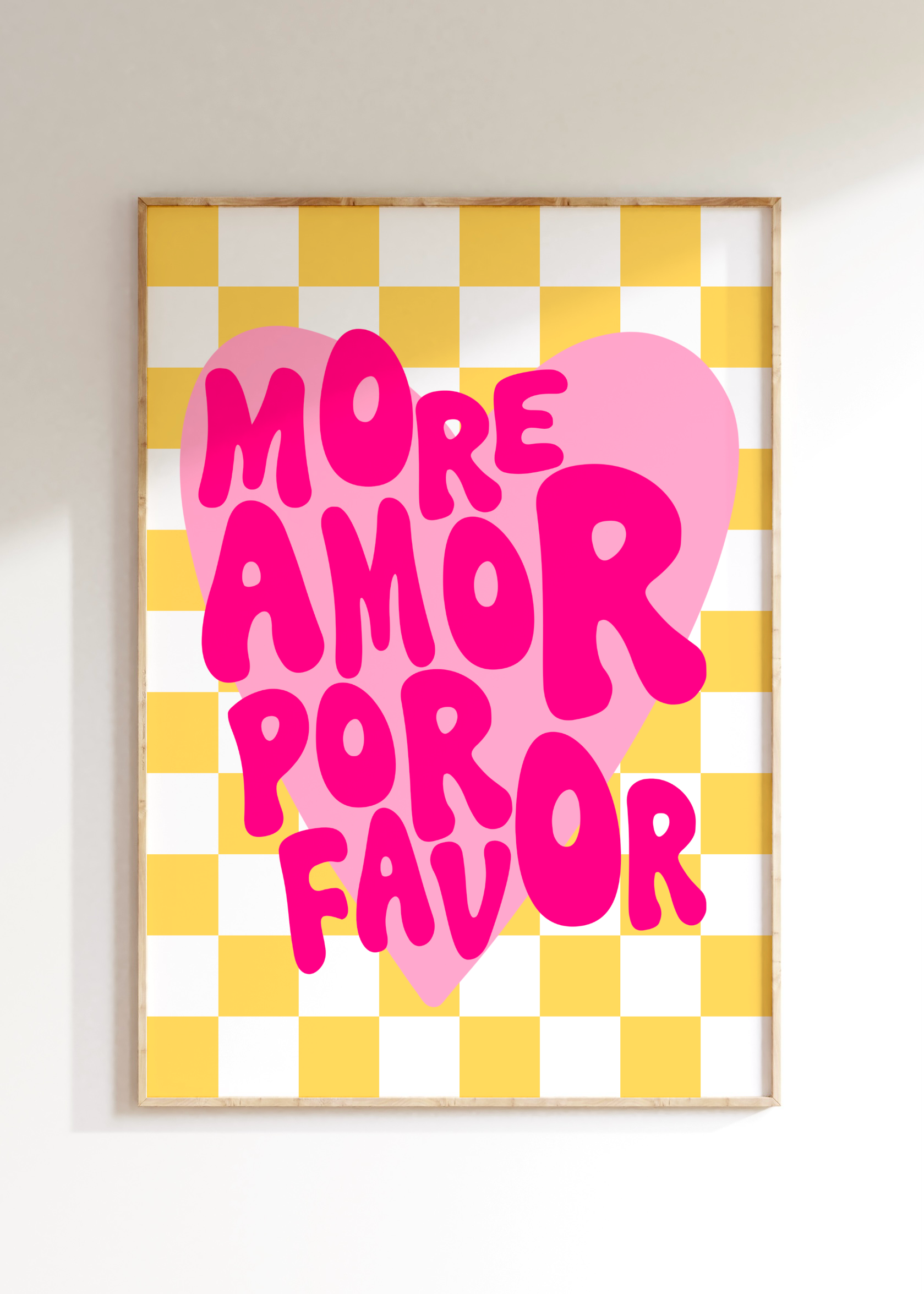 More Amor Por Favour Art Print