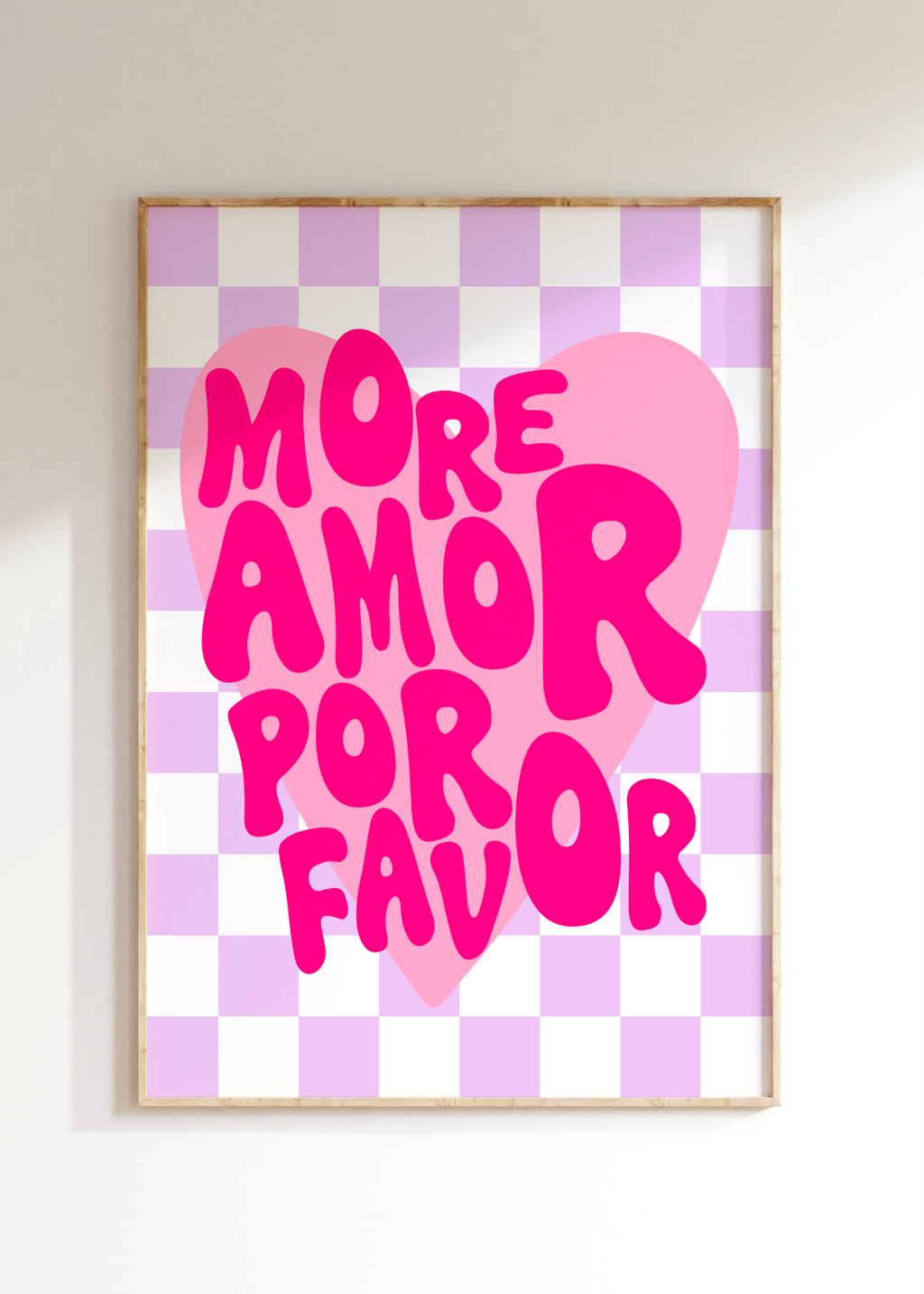 More Amor Por Favour Art Print