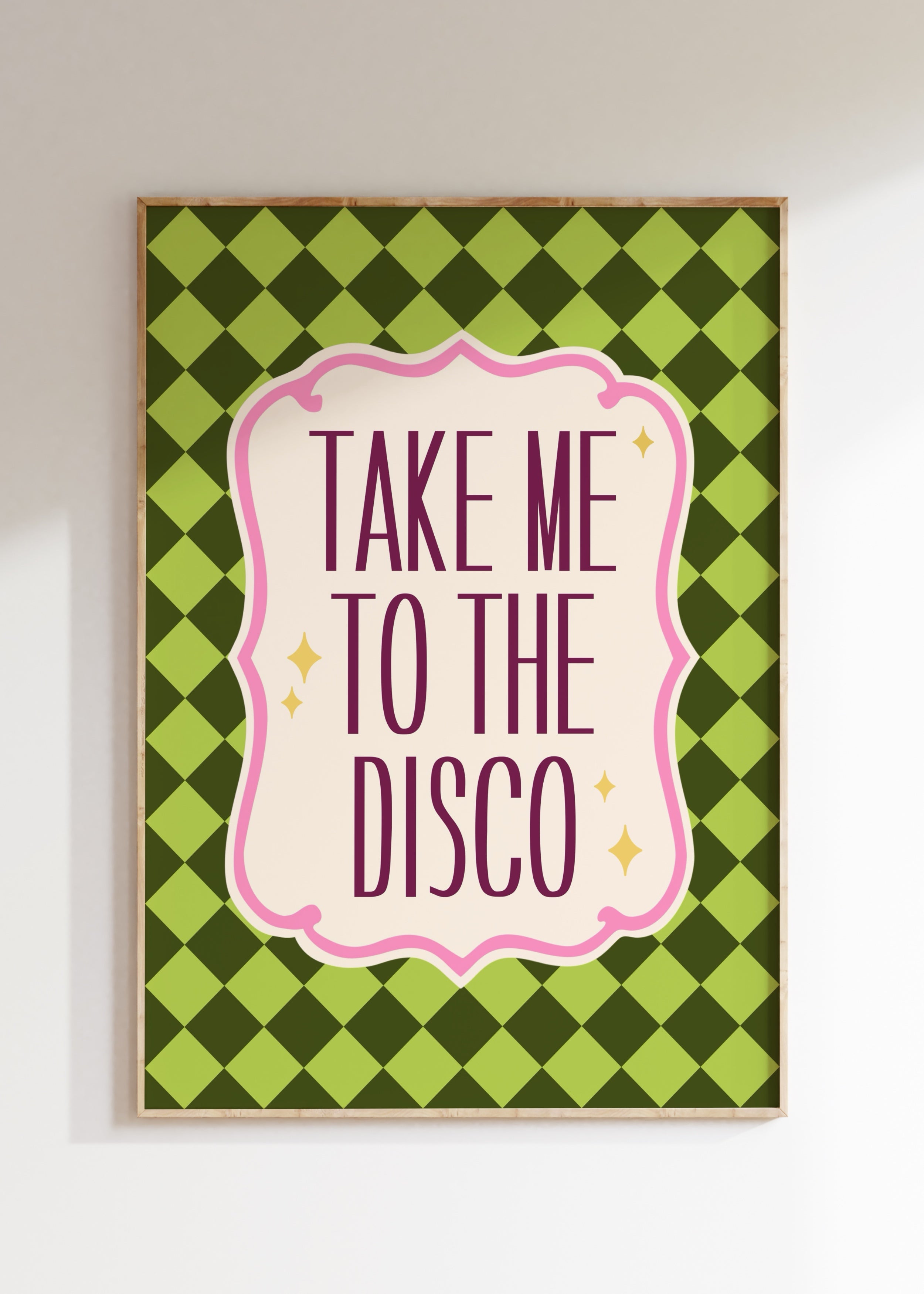 Take Me To The Disco Art Print