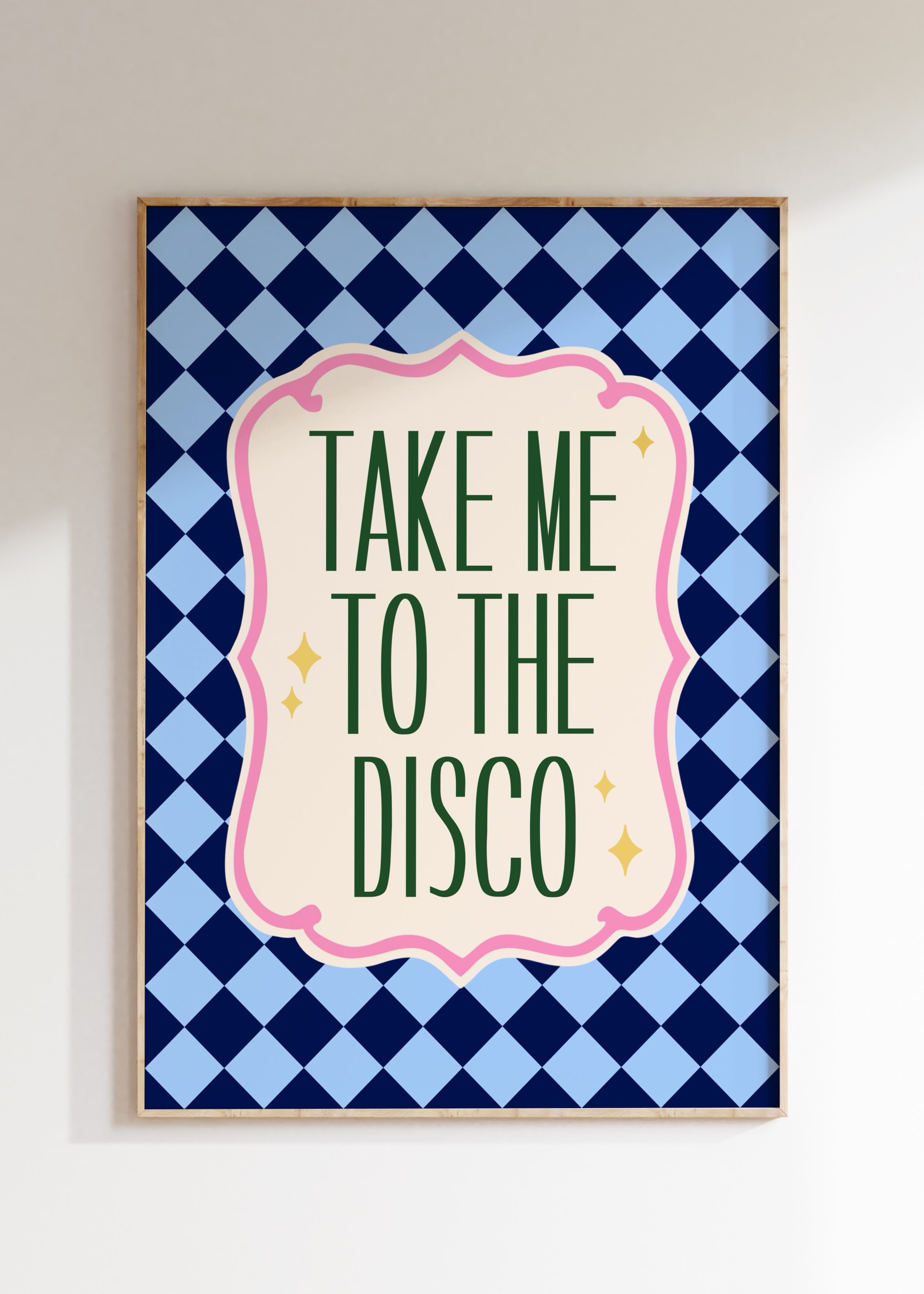 Take Me To The Disco Art Print