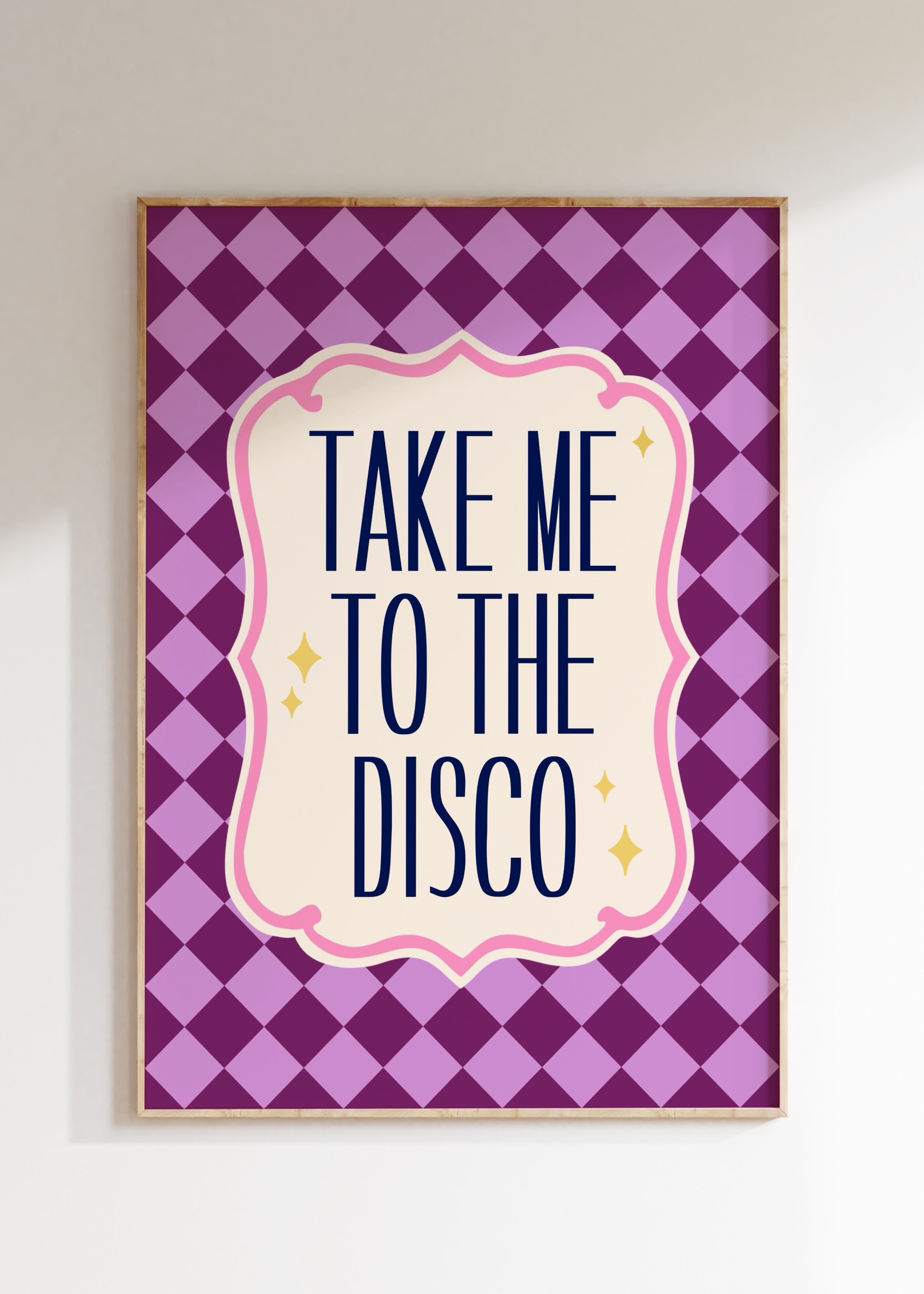 Take Me To The Disco Art Print