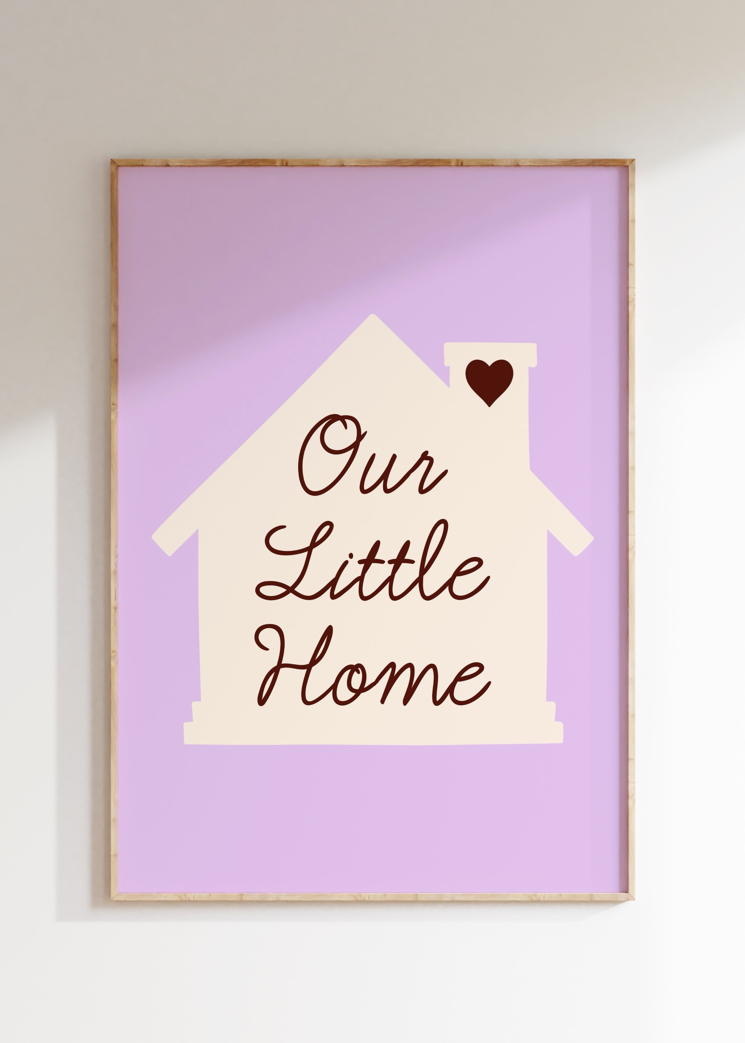 Our Little Home Art Print