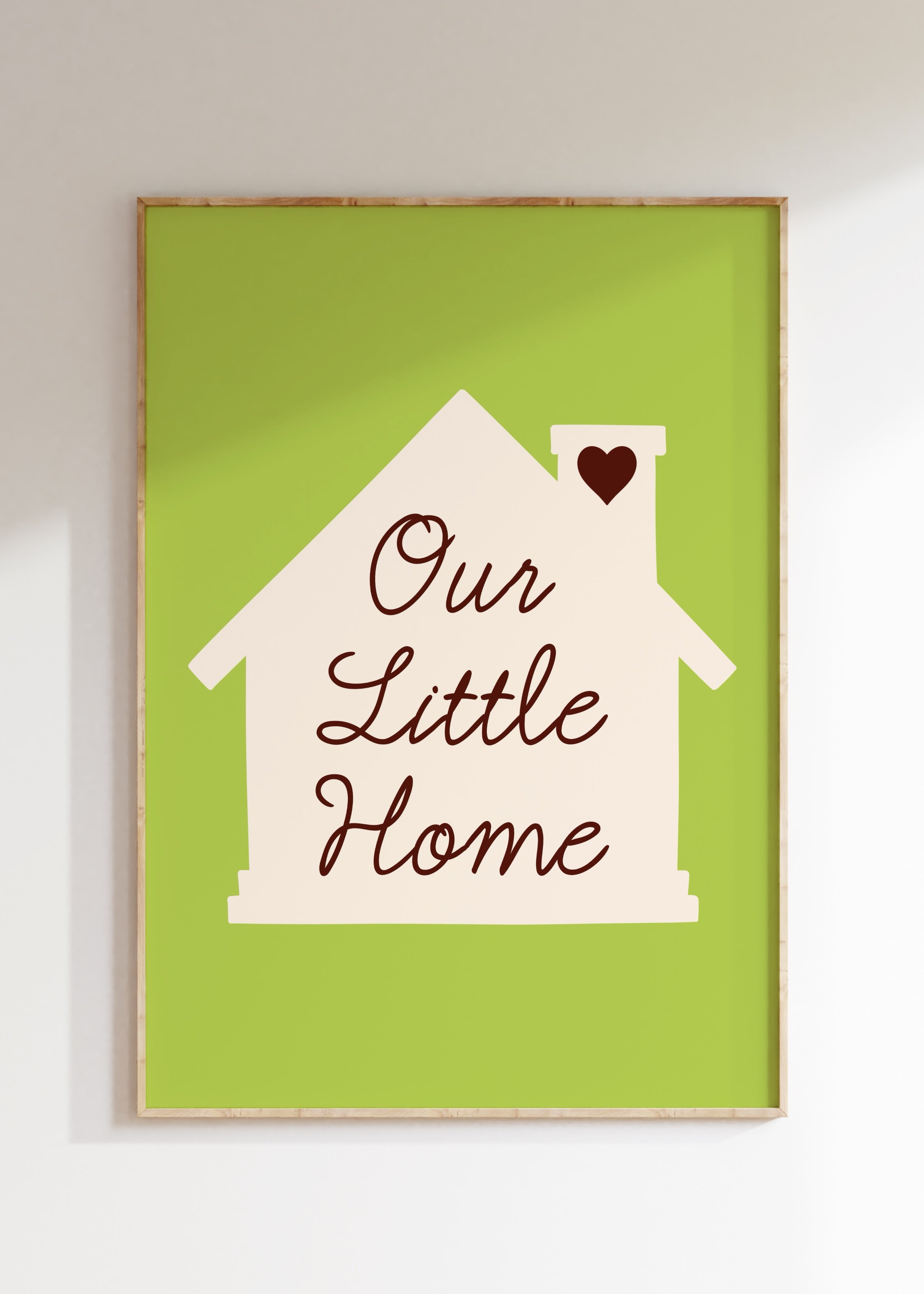 Our Little Home Art Print