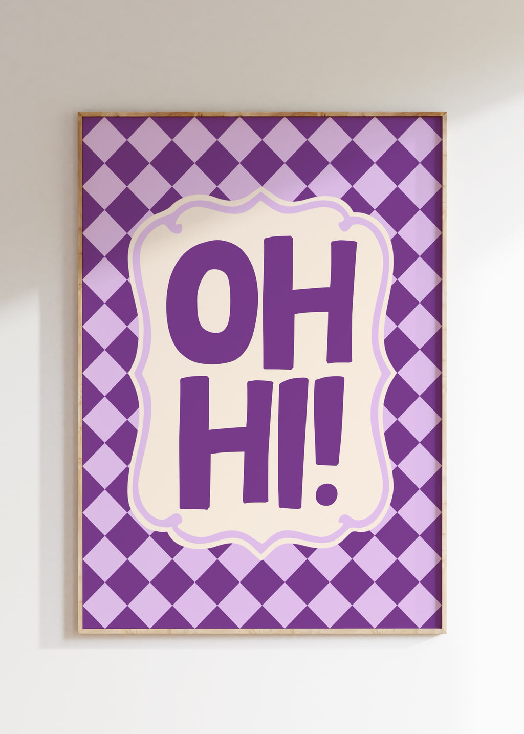 Oh Hi Art Print