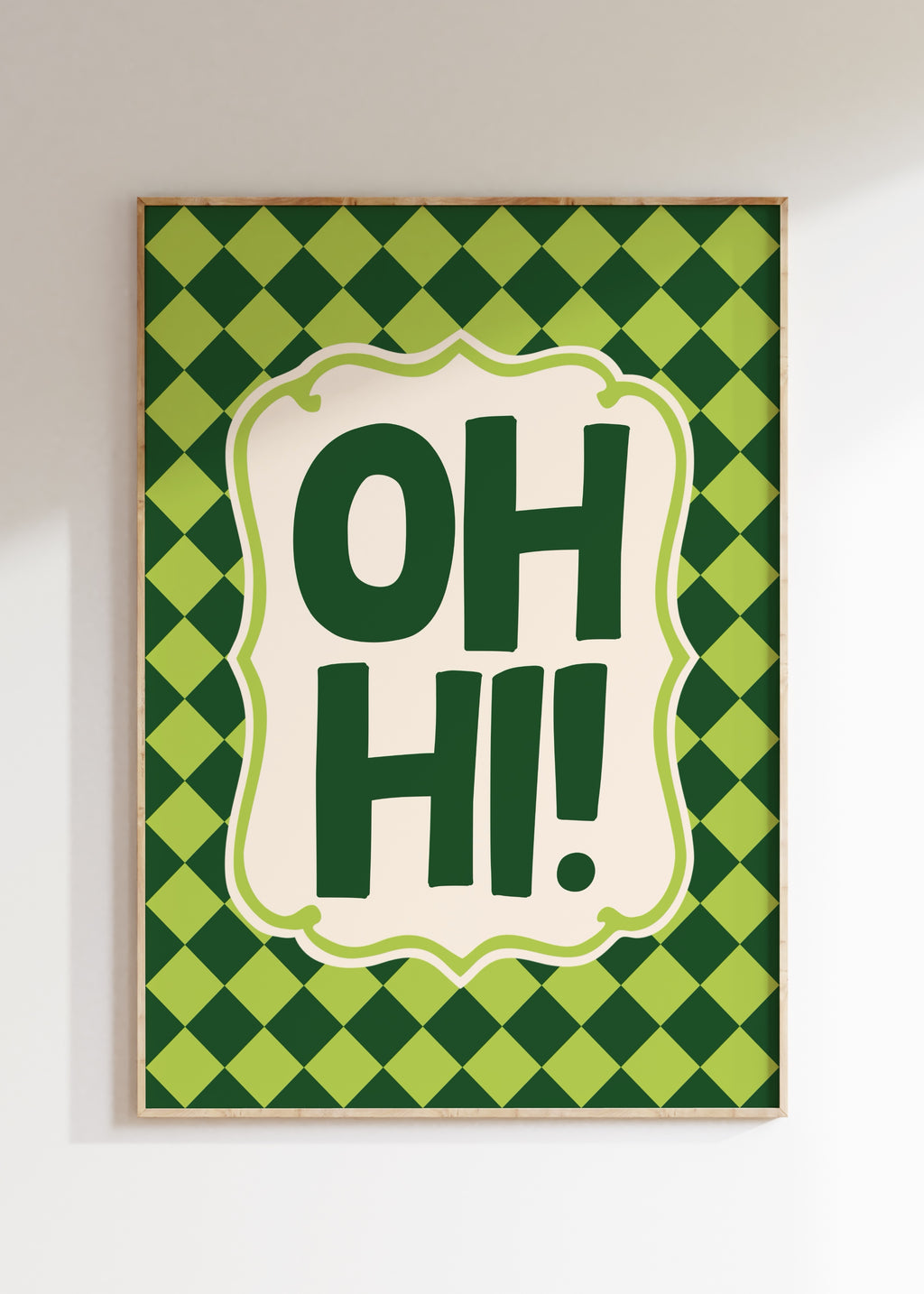 Oh Hi Art Print