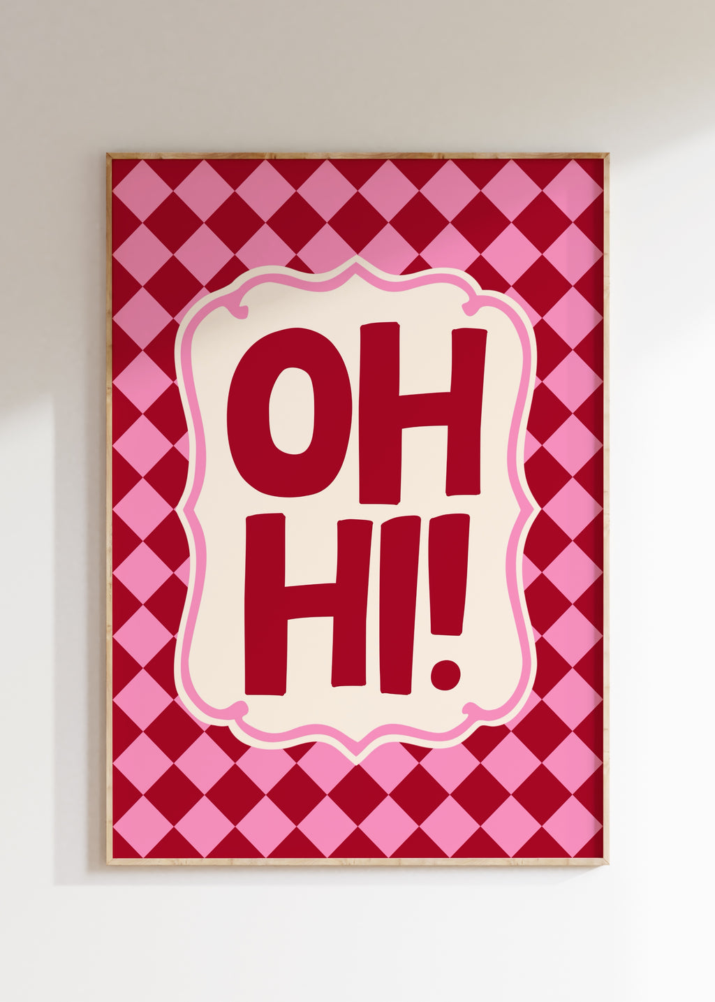 Oh Hi Art Print