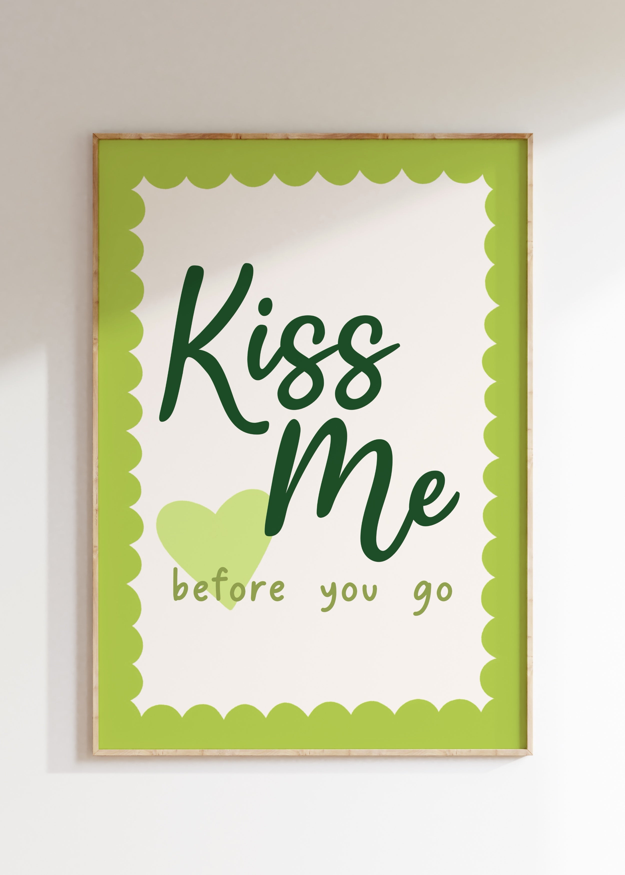 Kiss Me Art Print