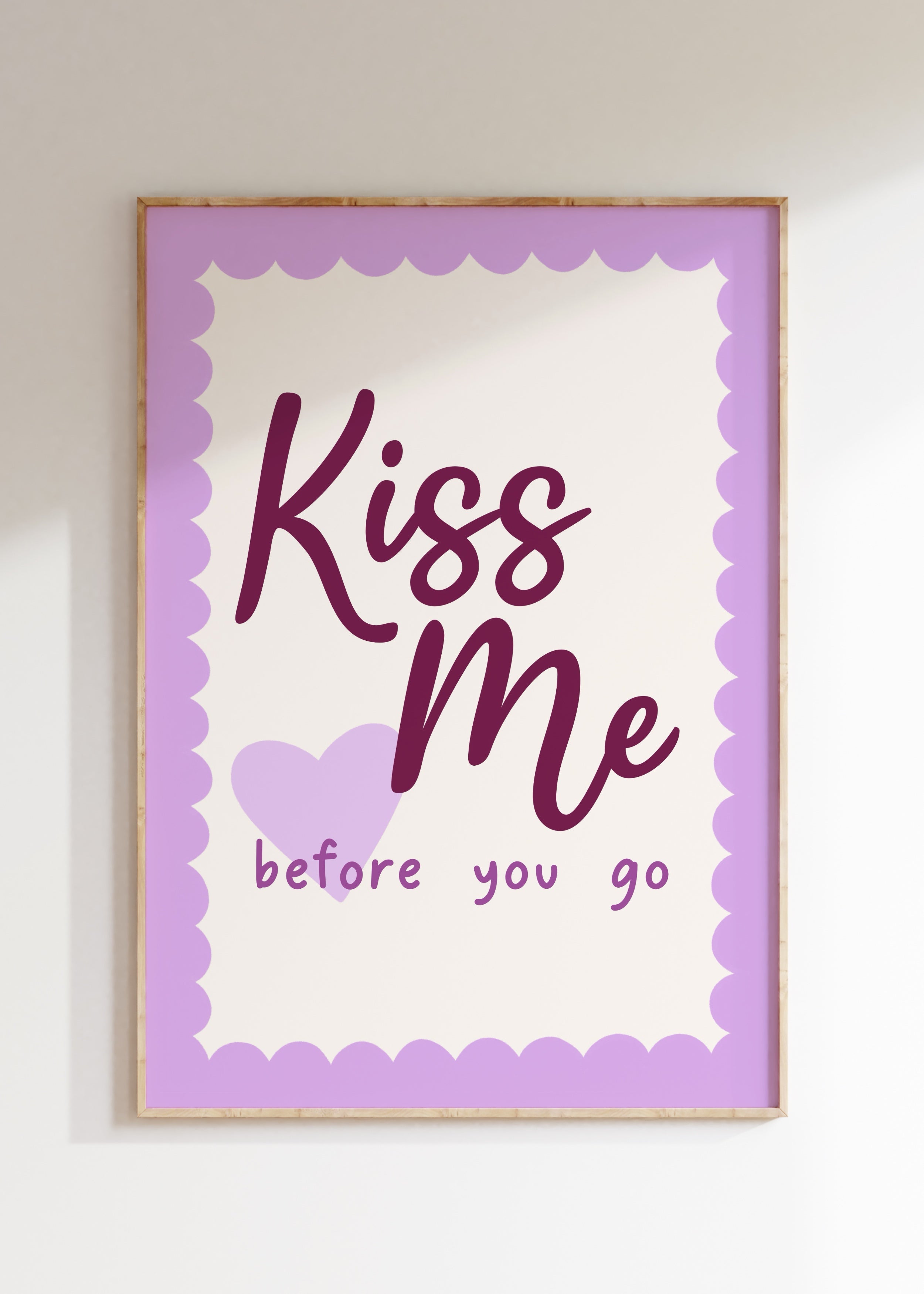 Kiss Me Art Print