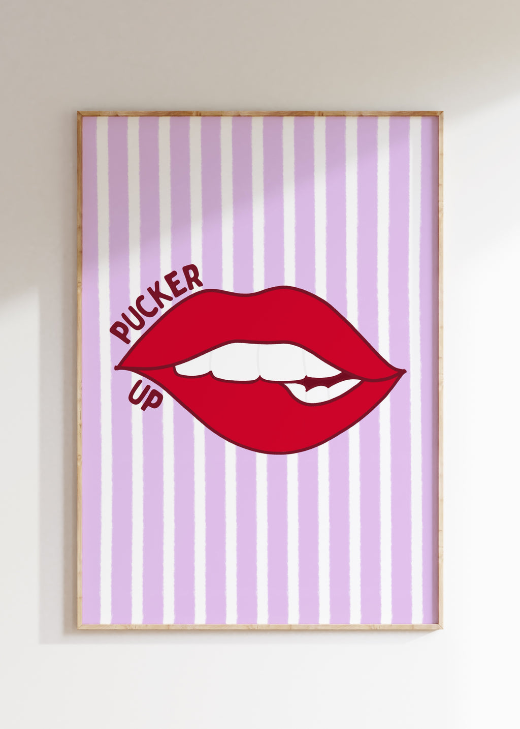 Pucker Up Art Print