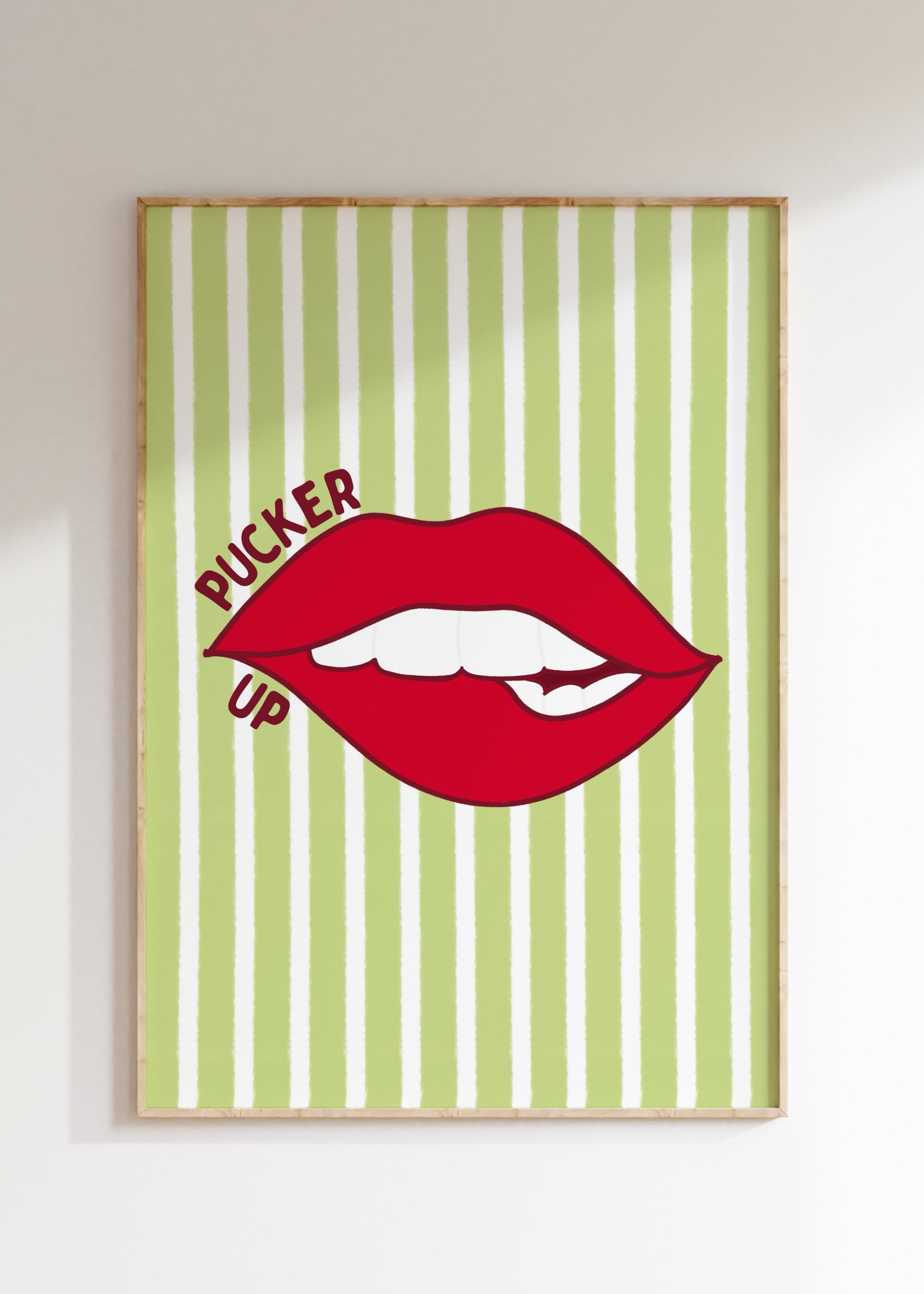 Pucker Up Art Print