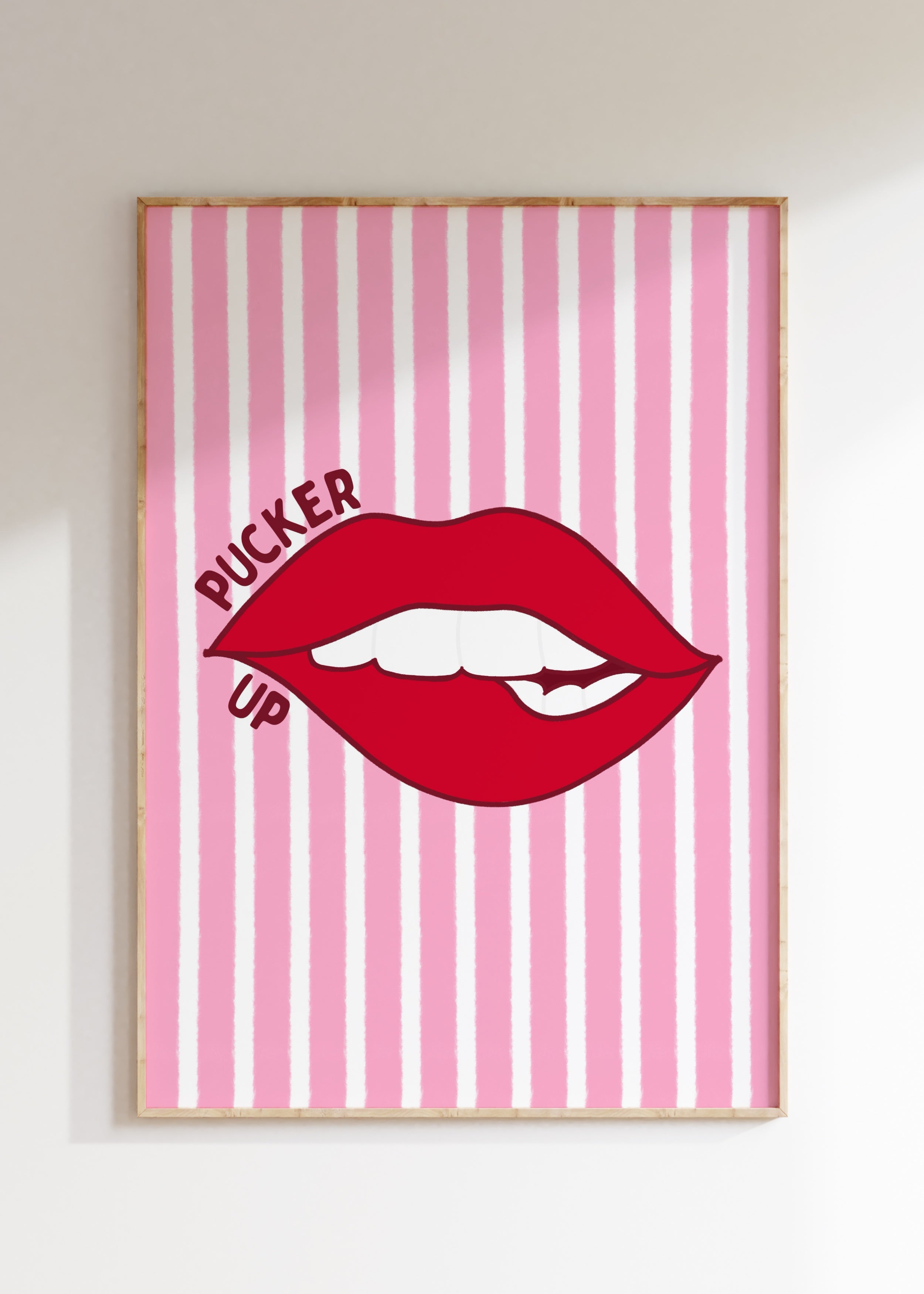 Pucker Up Art Print