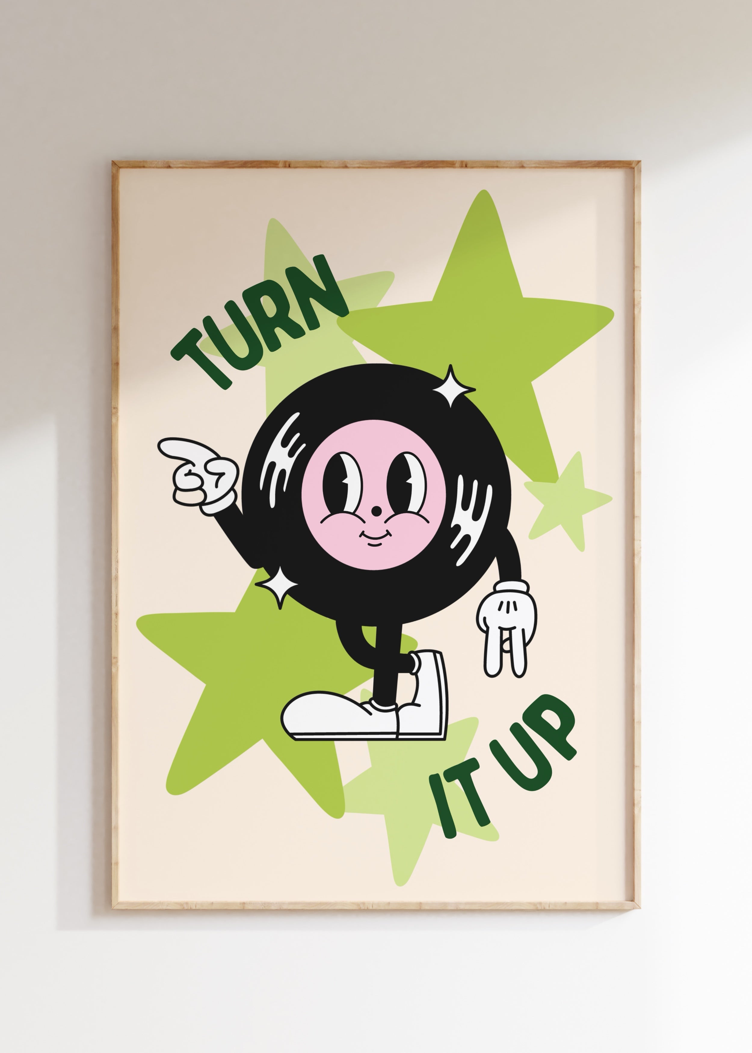 Turn It Up Art Print