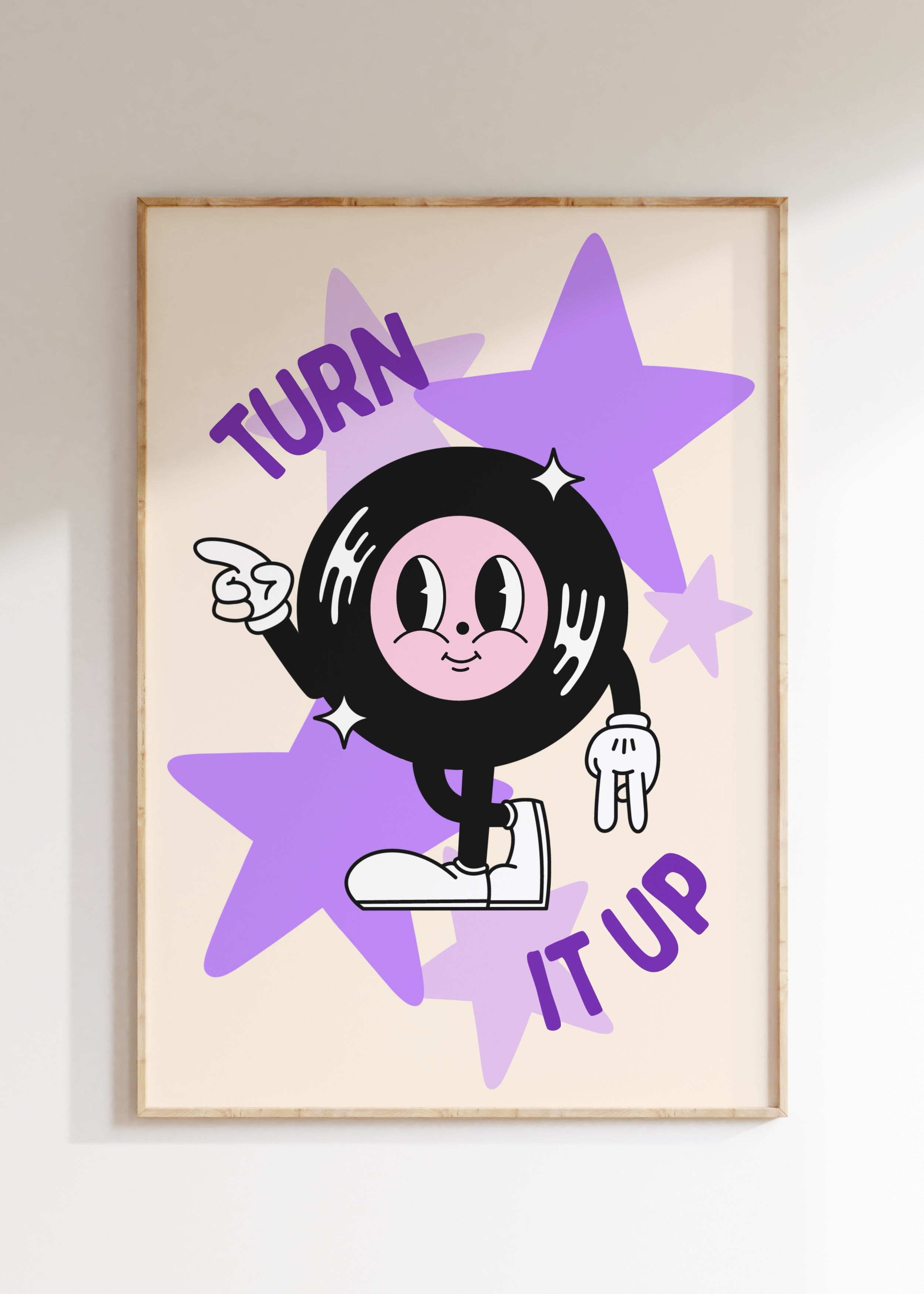 Turn It Up Art Print