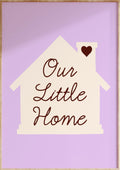 Our Little Home Art Print