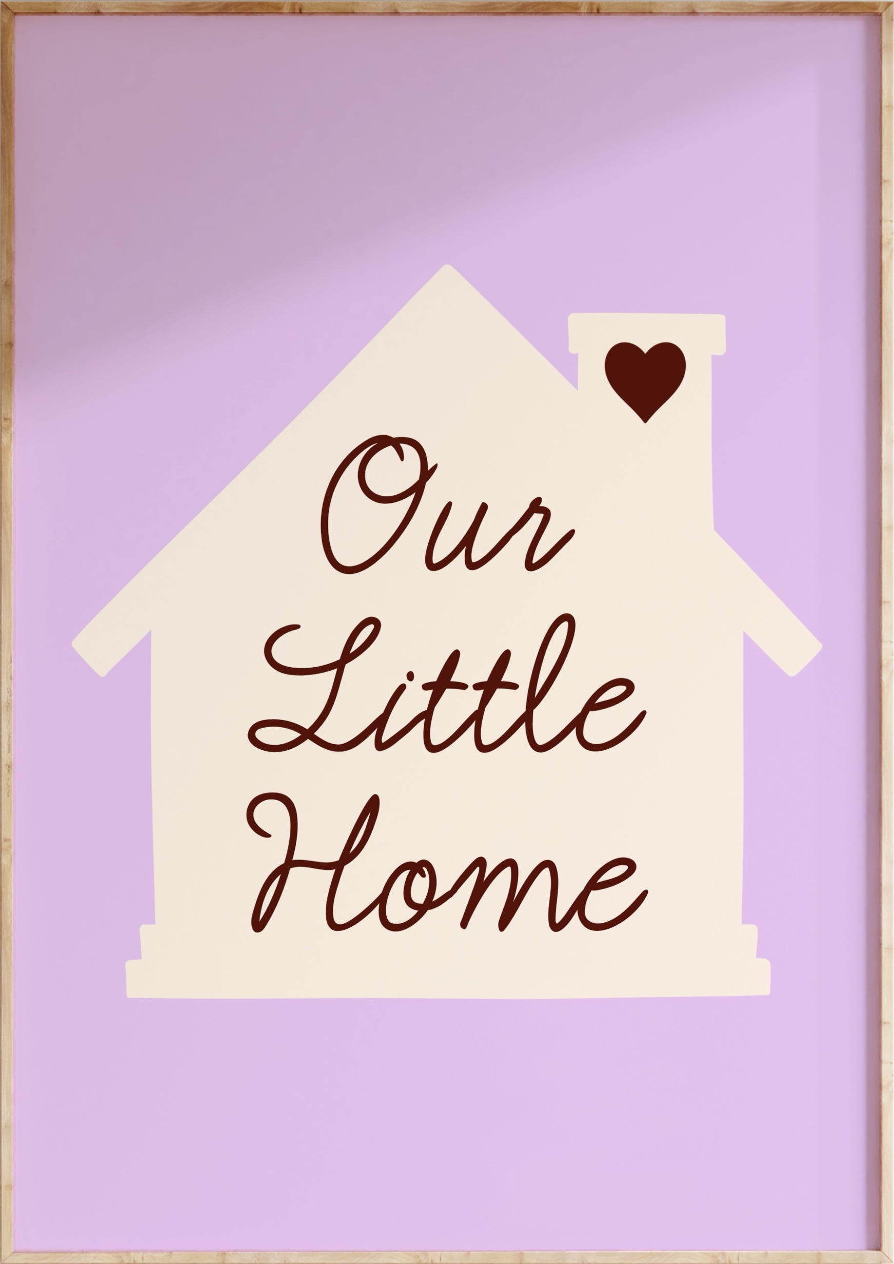 Our Little Home Art Print