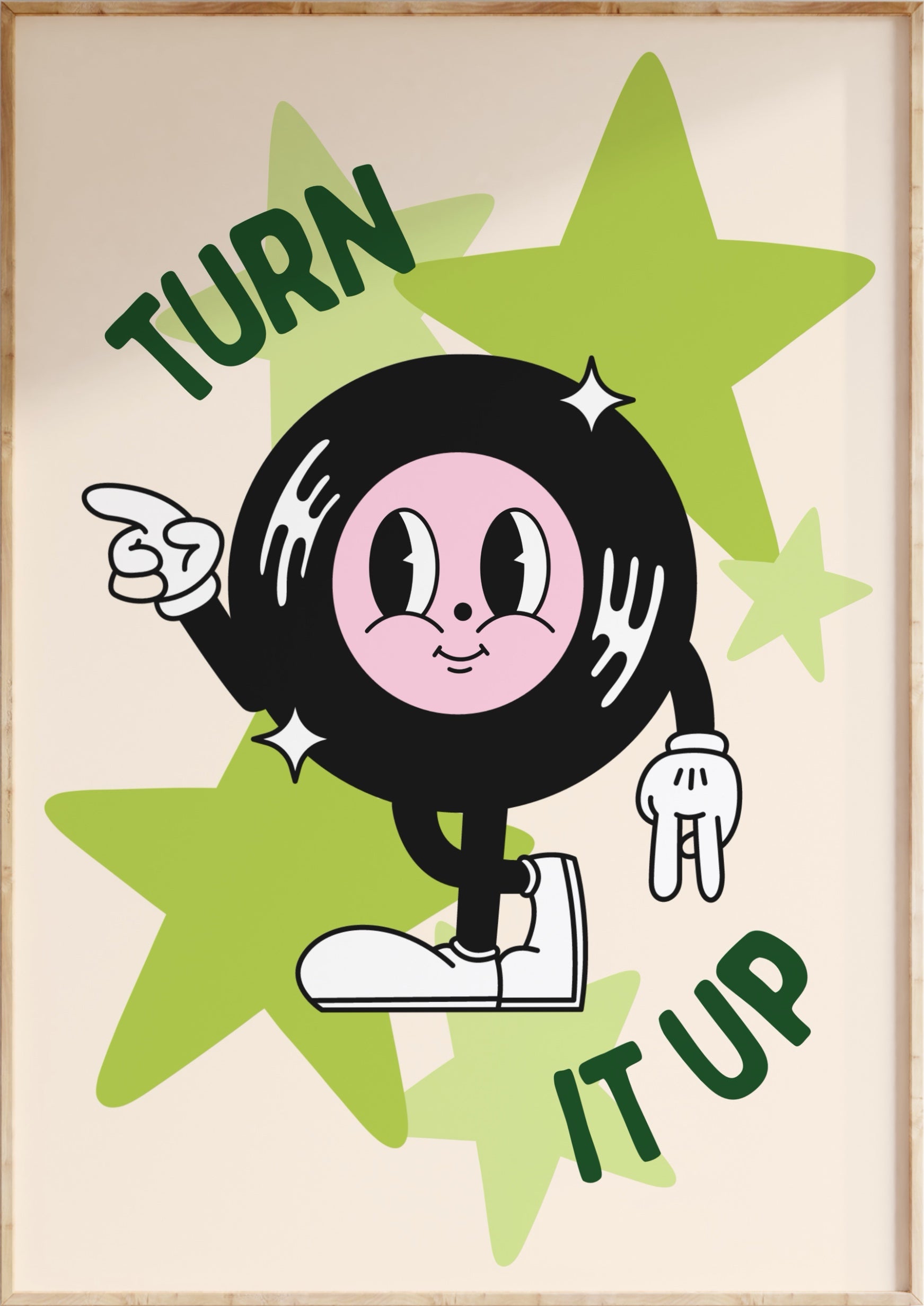 Turn It Up Art Print