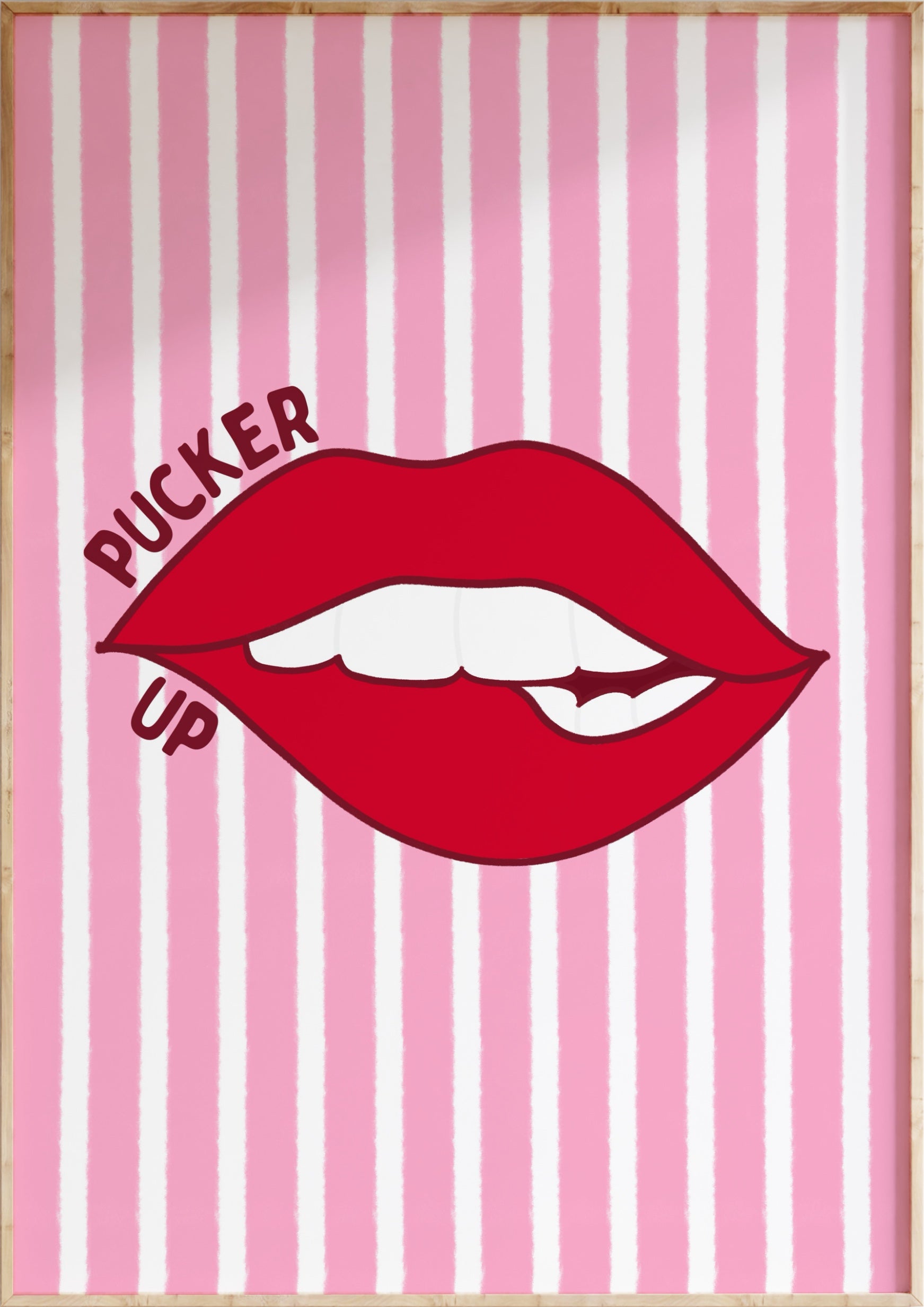Pucker Up Art Print