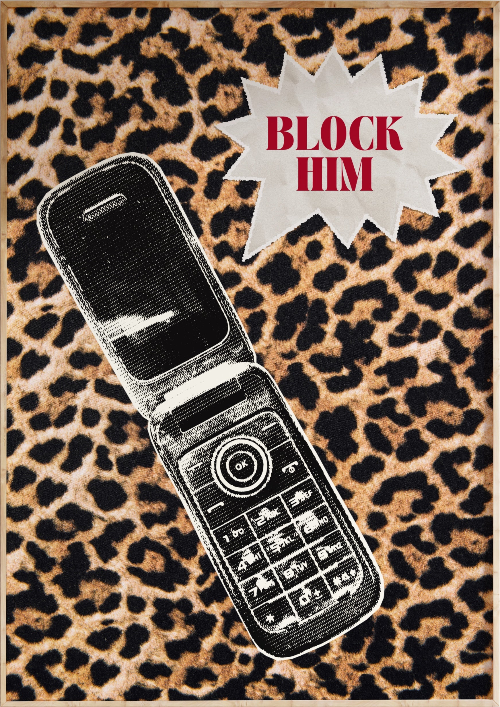 Block Him Art Print