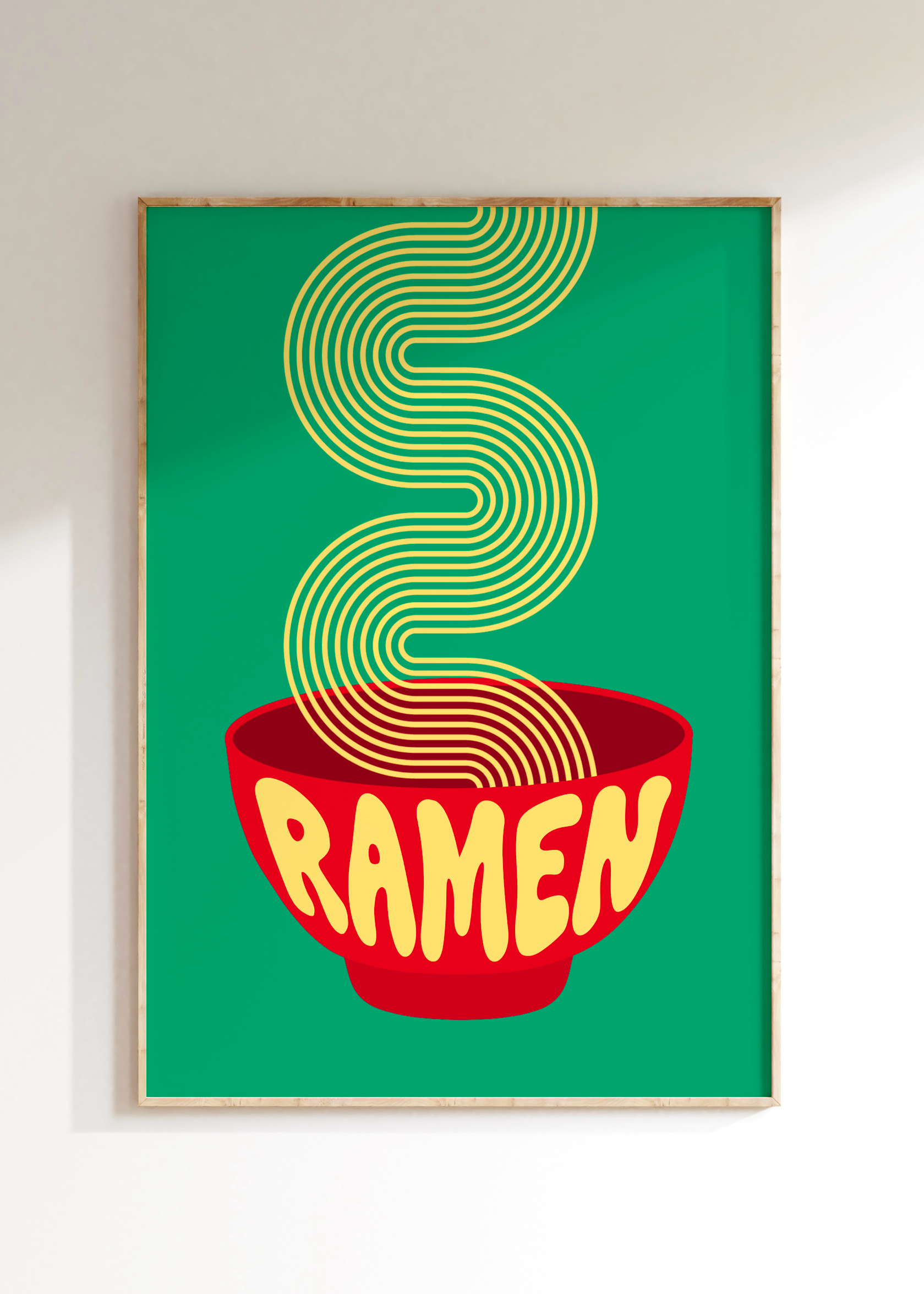 Ramen Noodle Art Print