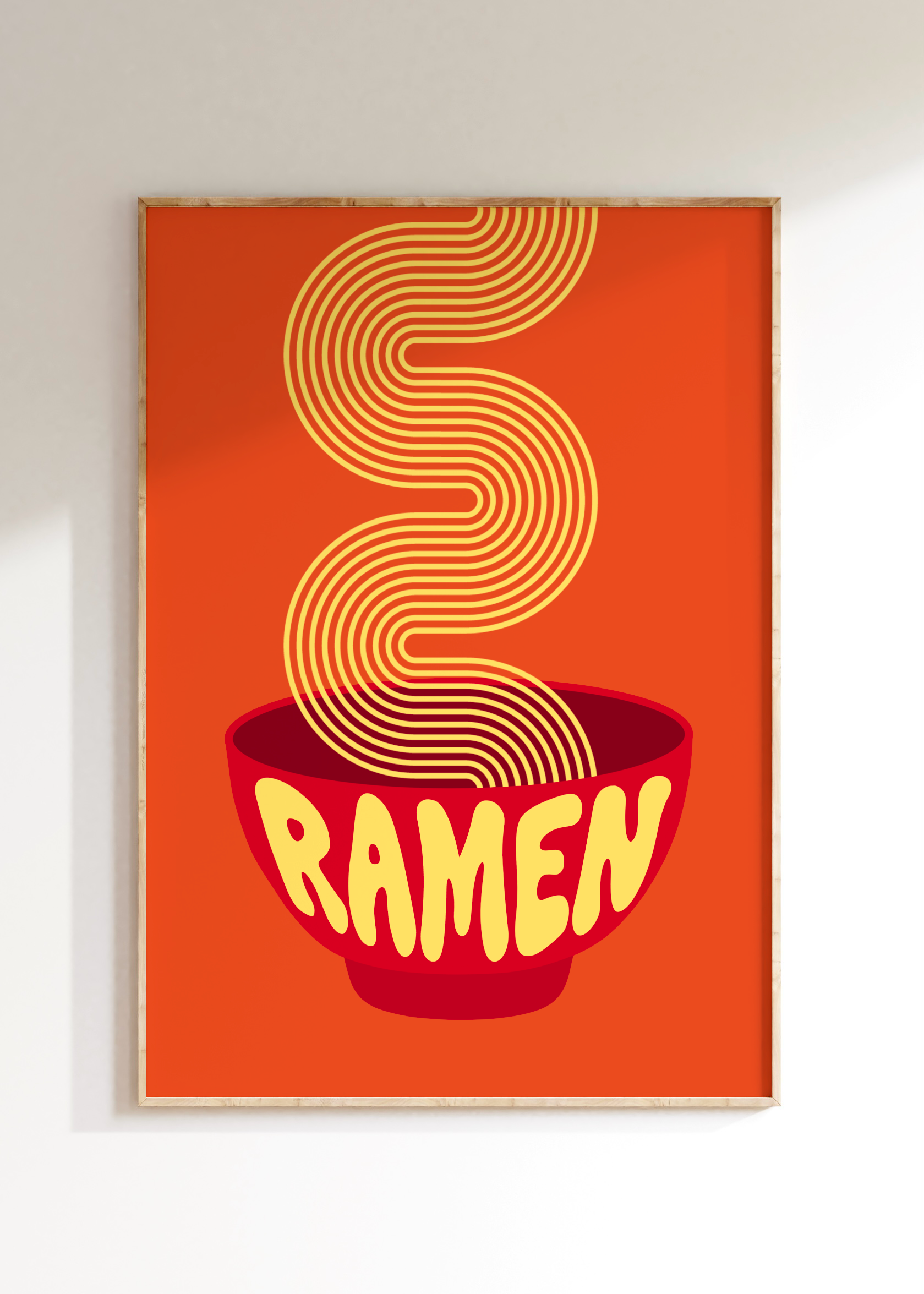 Ramen Noodle Art Print